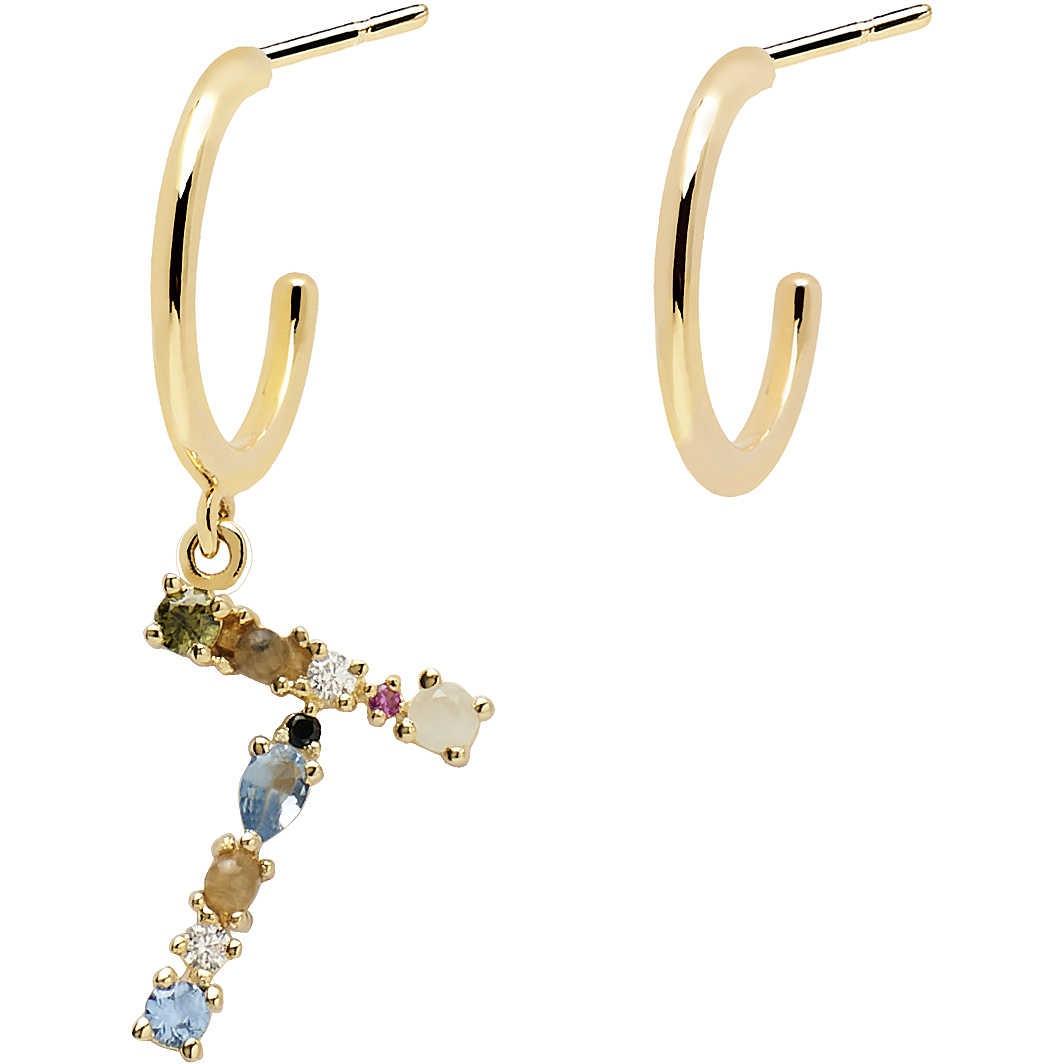 I am earrings in silver and zircon - PDPAOLA