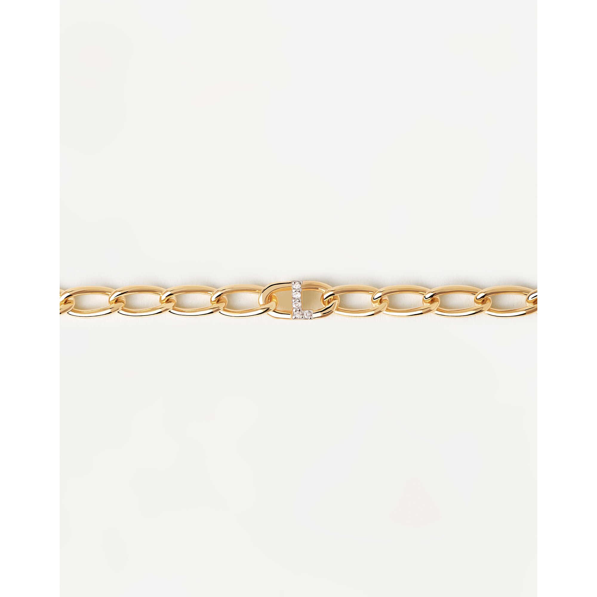 Bracciale Mini Letters L in argento - PDPAOLA