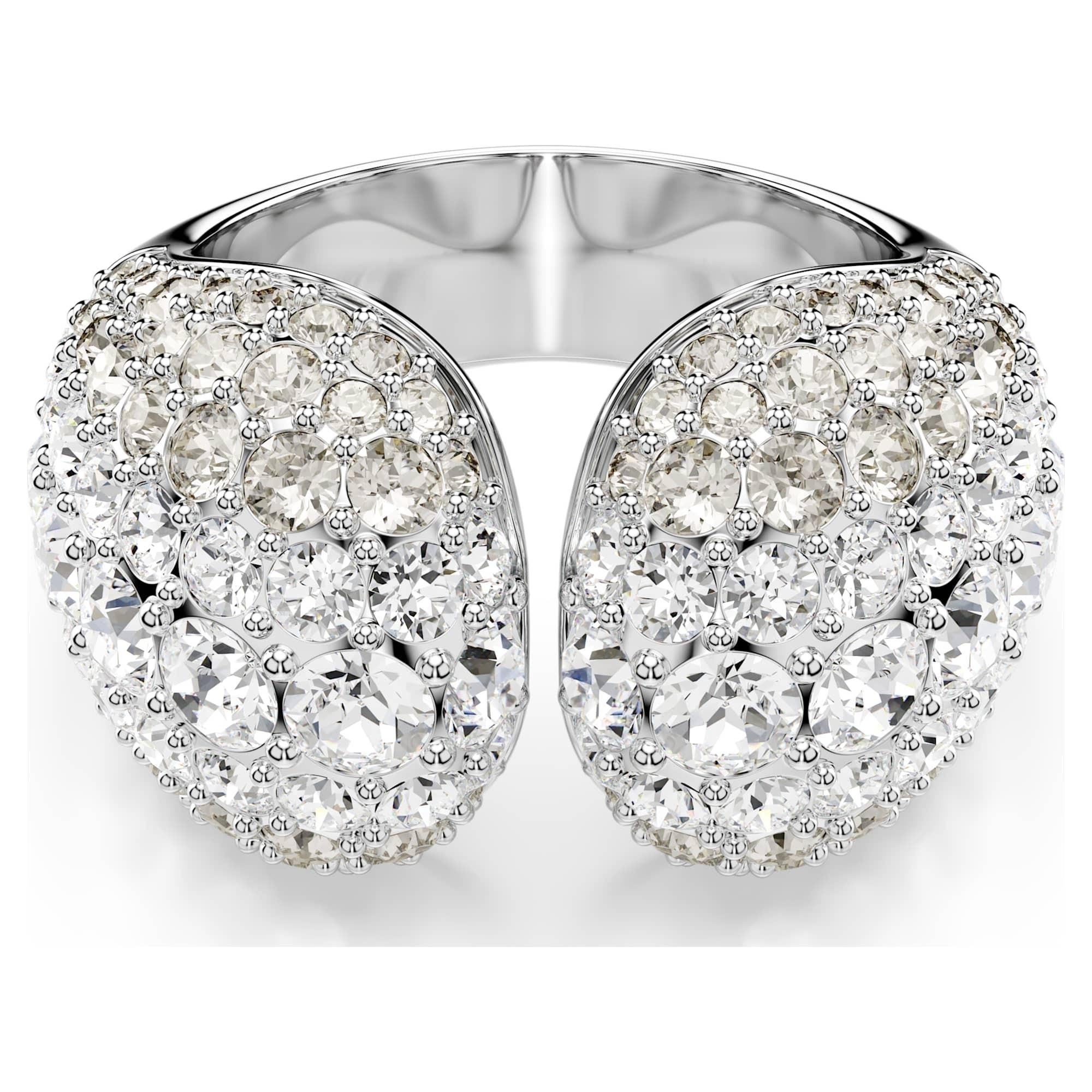 Anello cocktail Sublima con cristalli bianchi - SWAROVSKI