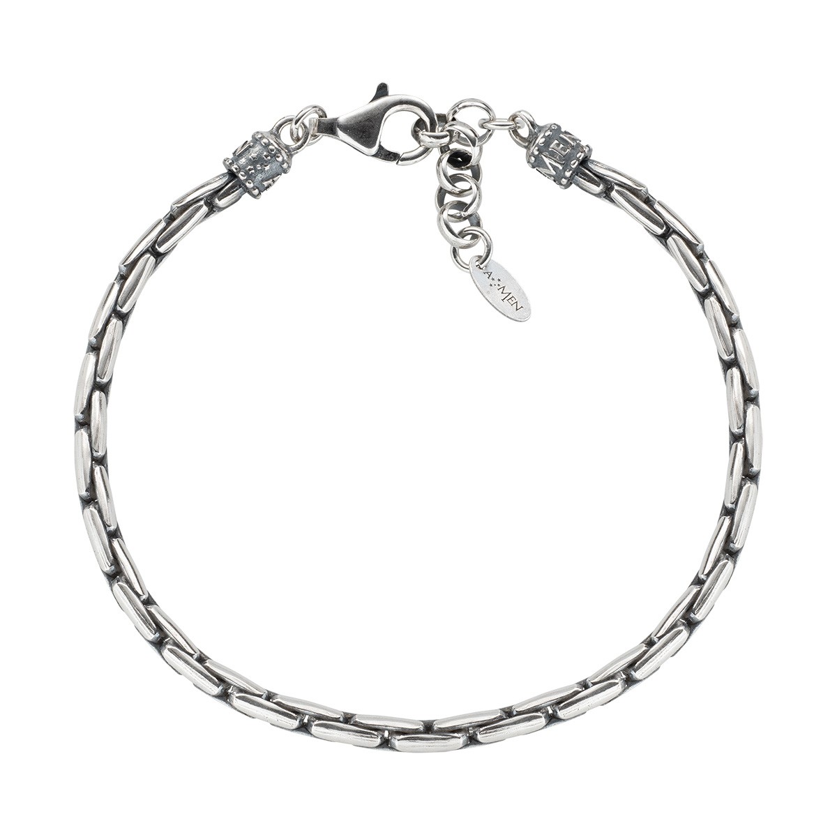 Bracciale da donna in argento 925 brunito - AMEN