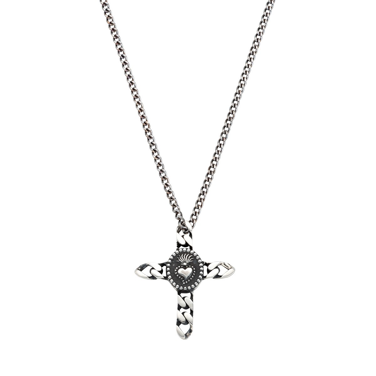 Collana da donna in argento 925 brunito - AMEN