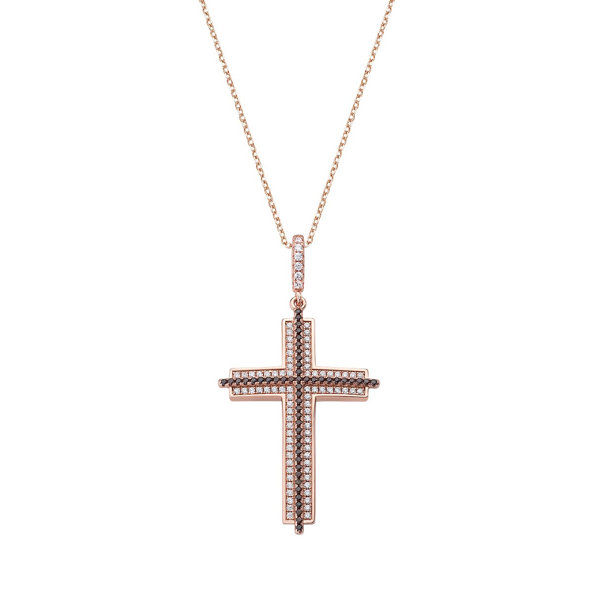 Collana in argento 925 con zirconi - AMEN