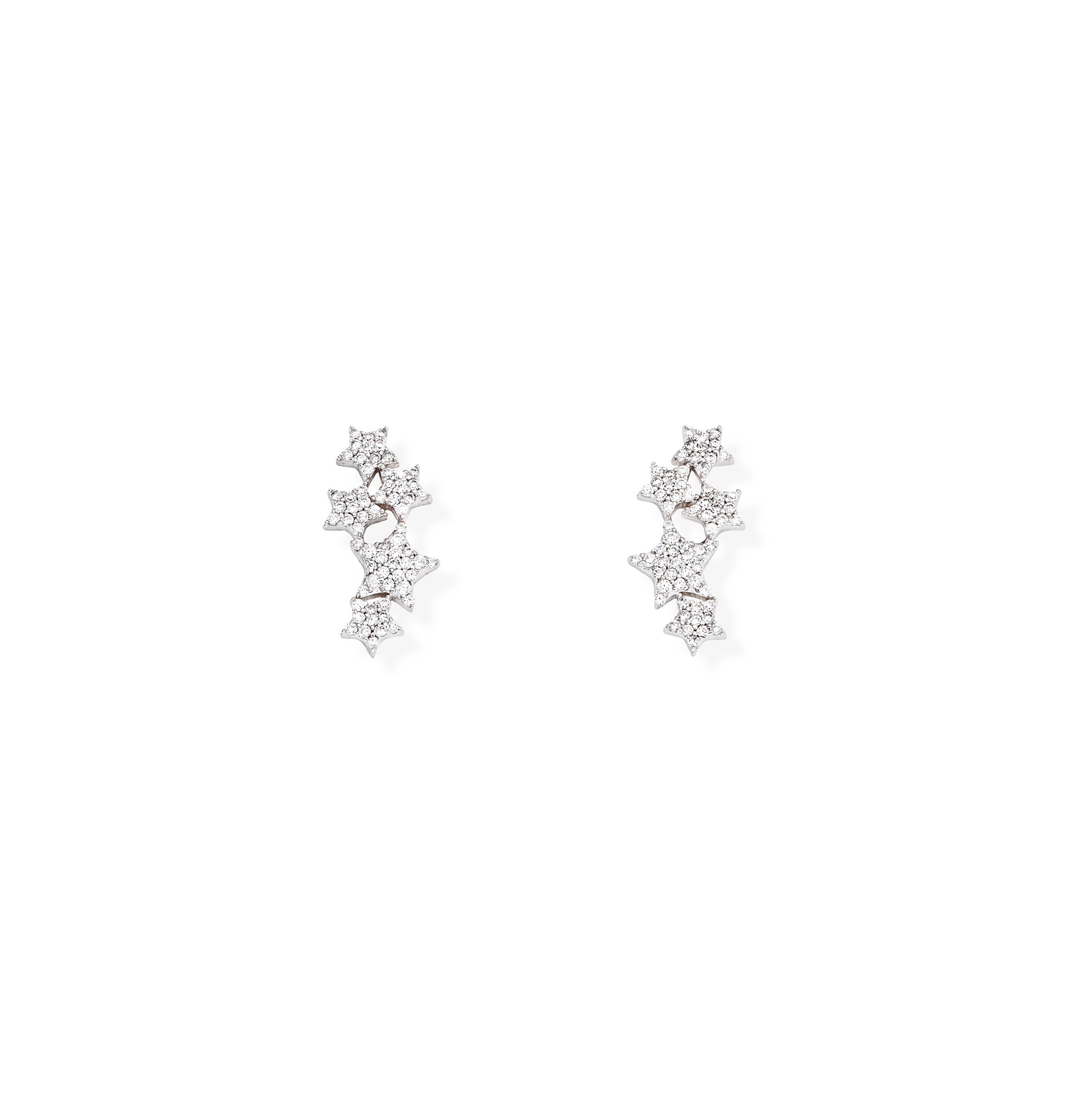 Pendientes de plata 925 con circonitas - AMEN