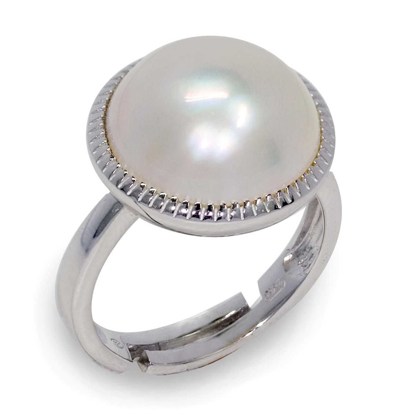 Anello in argento con perla - MAYUMI