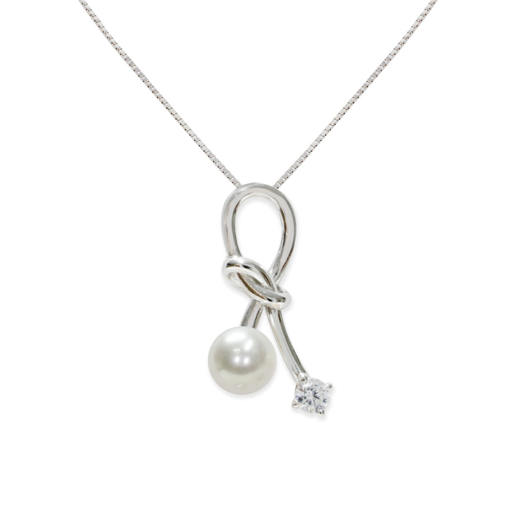 Collana in argento con perle - MAYUMI