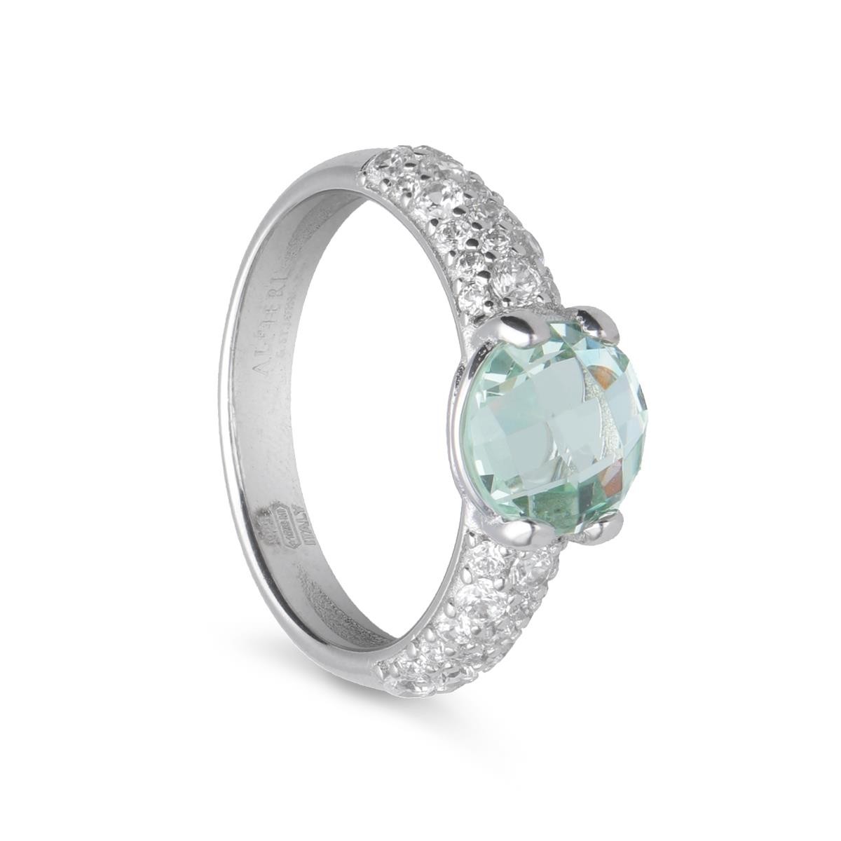 Armonia ring with amethyst and zircons - ALFIERI & ST. JOHN 925