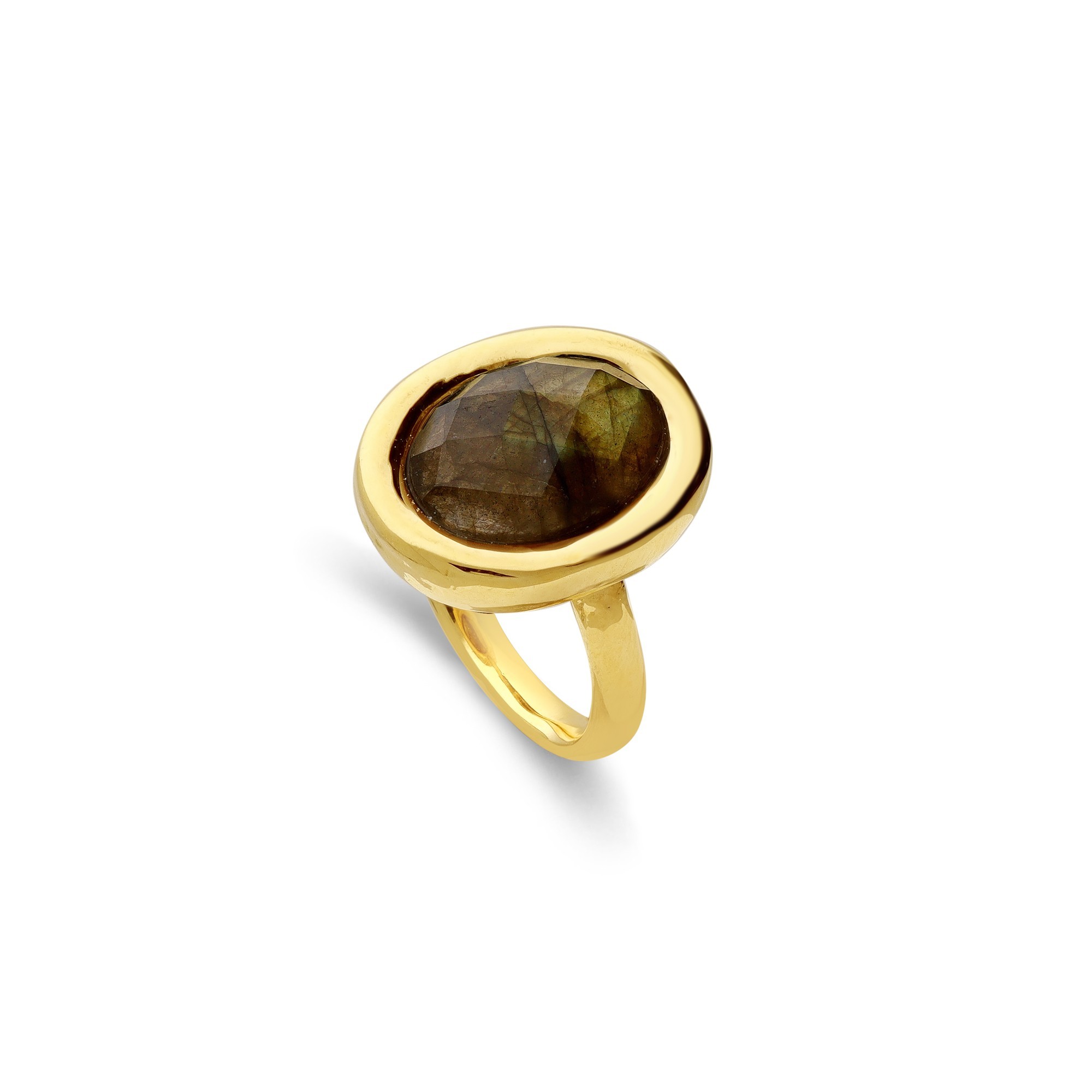 Anillo c&oacute;ctel con piedra natural - TOSCANA BY ETRUSCA