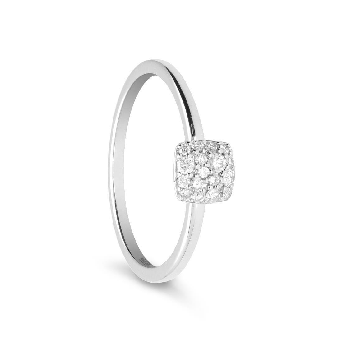 Anello in oro con diamanti ct. 0,15 - LUXURY MILANO