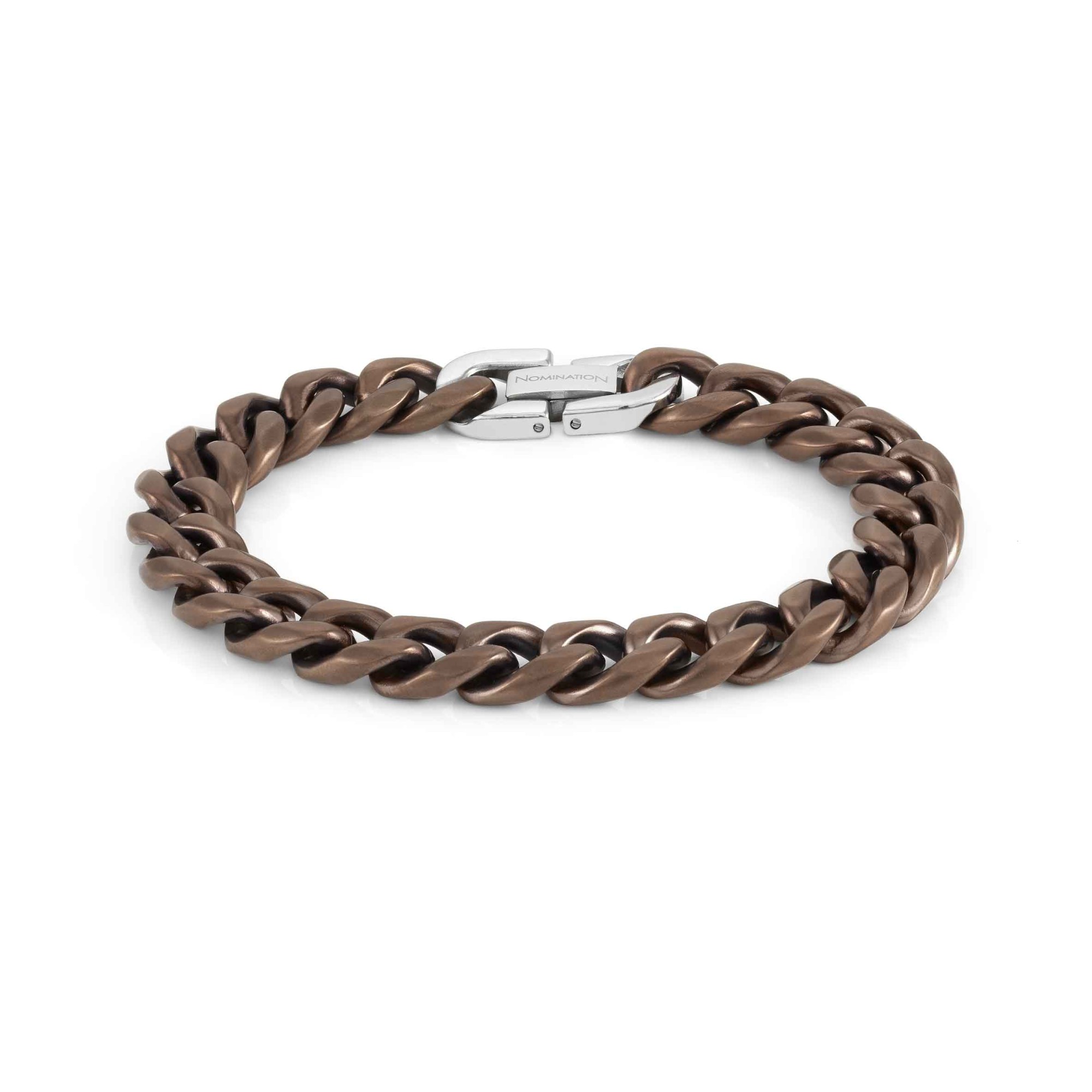Bracciale Beyond in acciaio marrone - NOMINATION