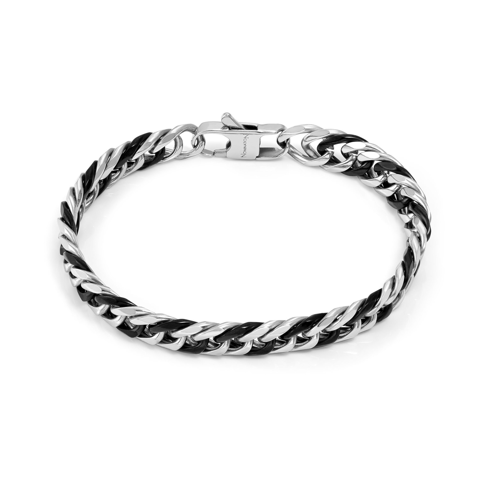 Bracciale B-yond Hyper in acciaio nero - NOMINATION