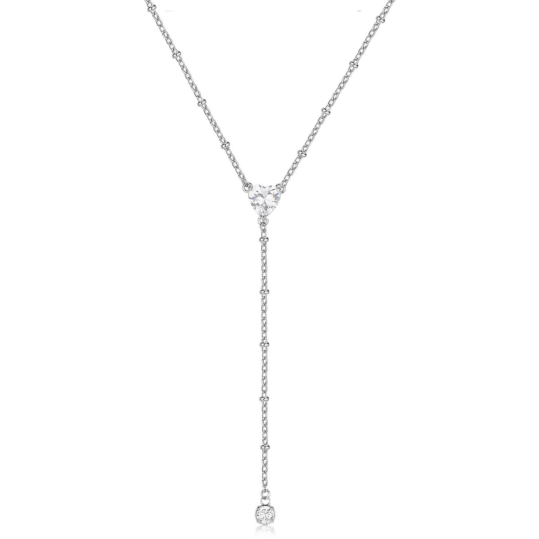 necklace jewel Steel woman jewel Zircons - S