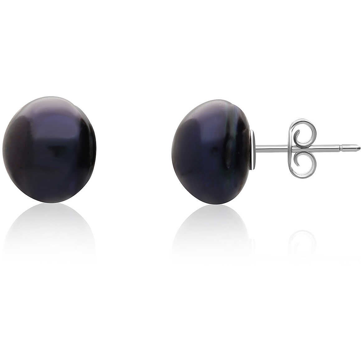 Orecchini in argento 925 con perle nere Mayumi GDS727990753437 - MAYUMI