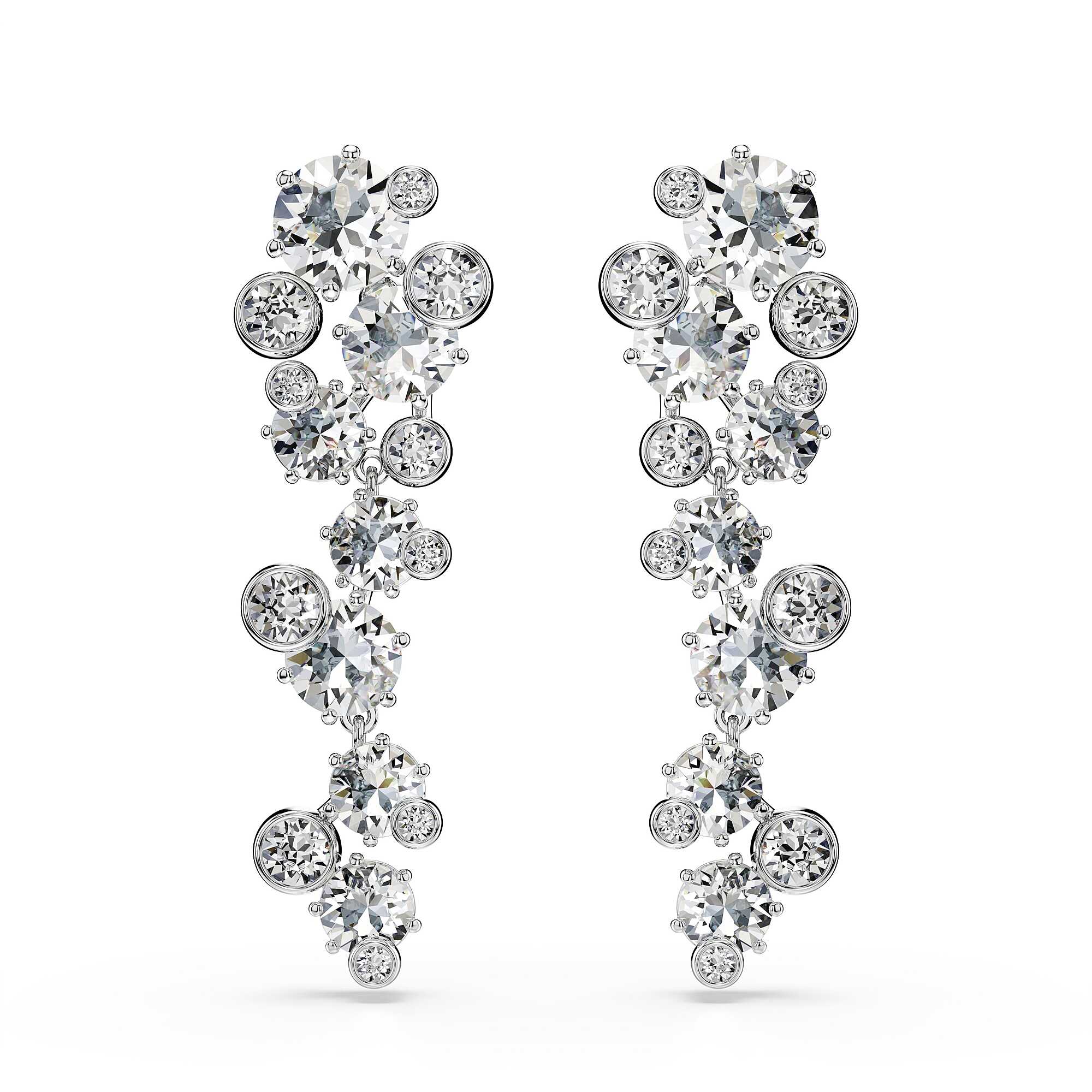 Orecchini pendenti con cristalli bianchi - SWAROVSKI