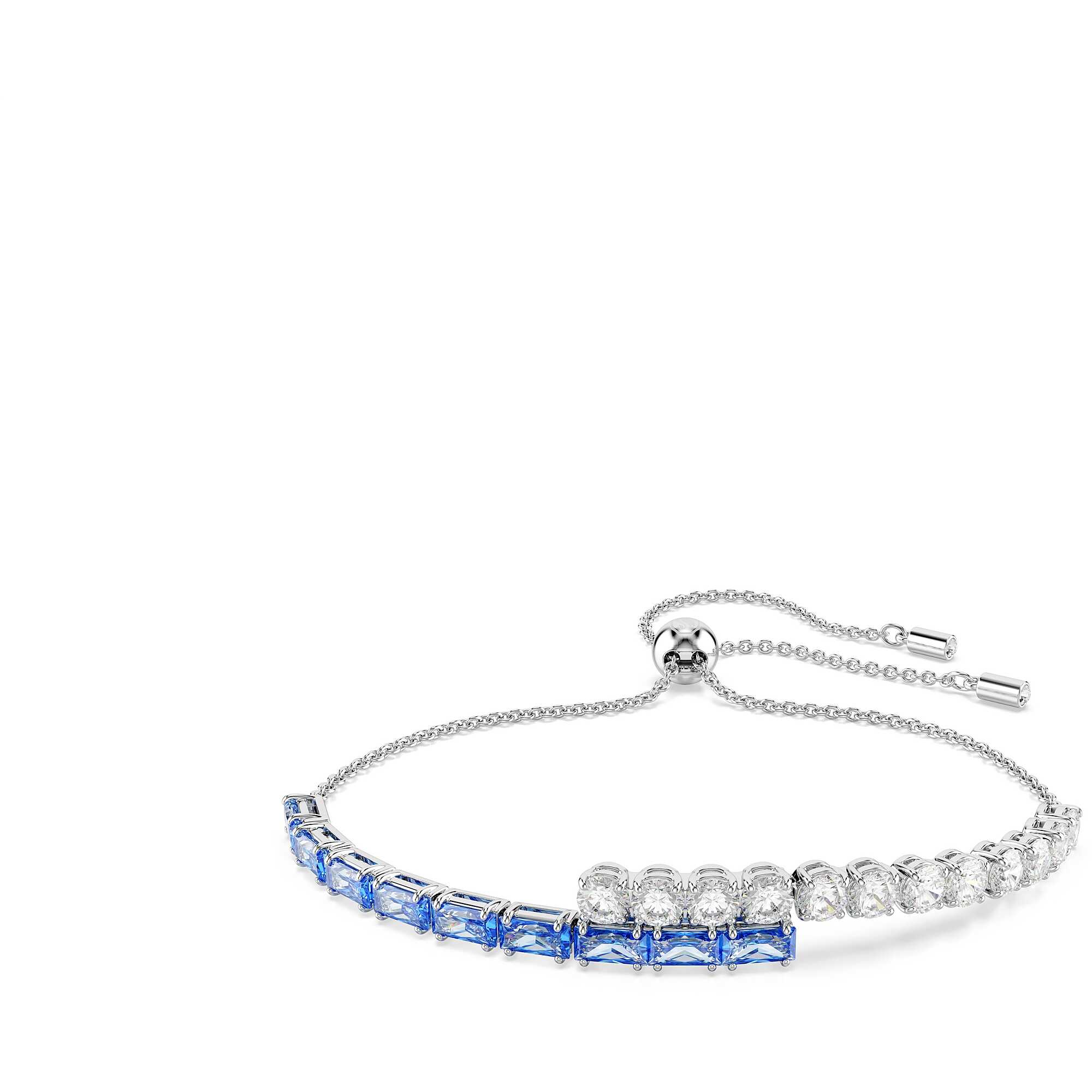 Bracciale Tennis Matrix con cristalli blu - SWAROVSKI