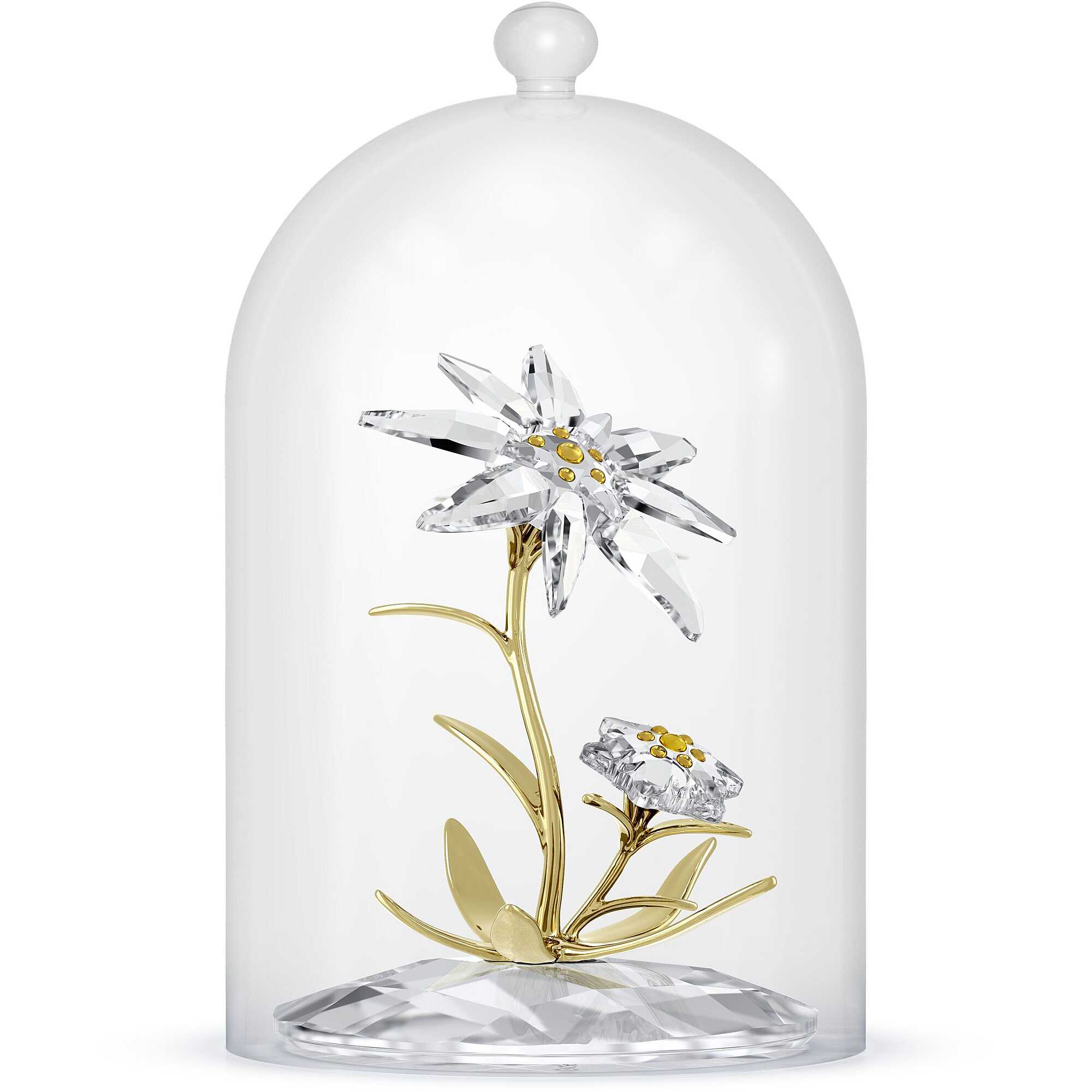 Decorazione Campana di vetro 130° Anniversario colore dorato champagne - SWAROVSKI