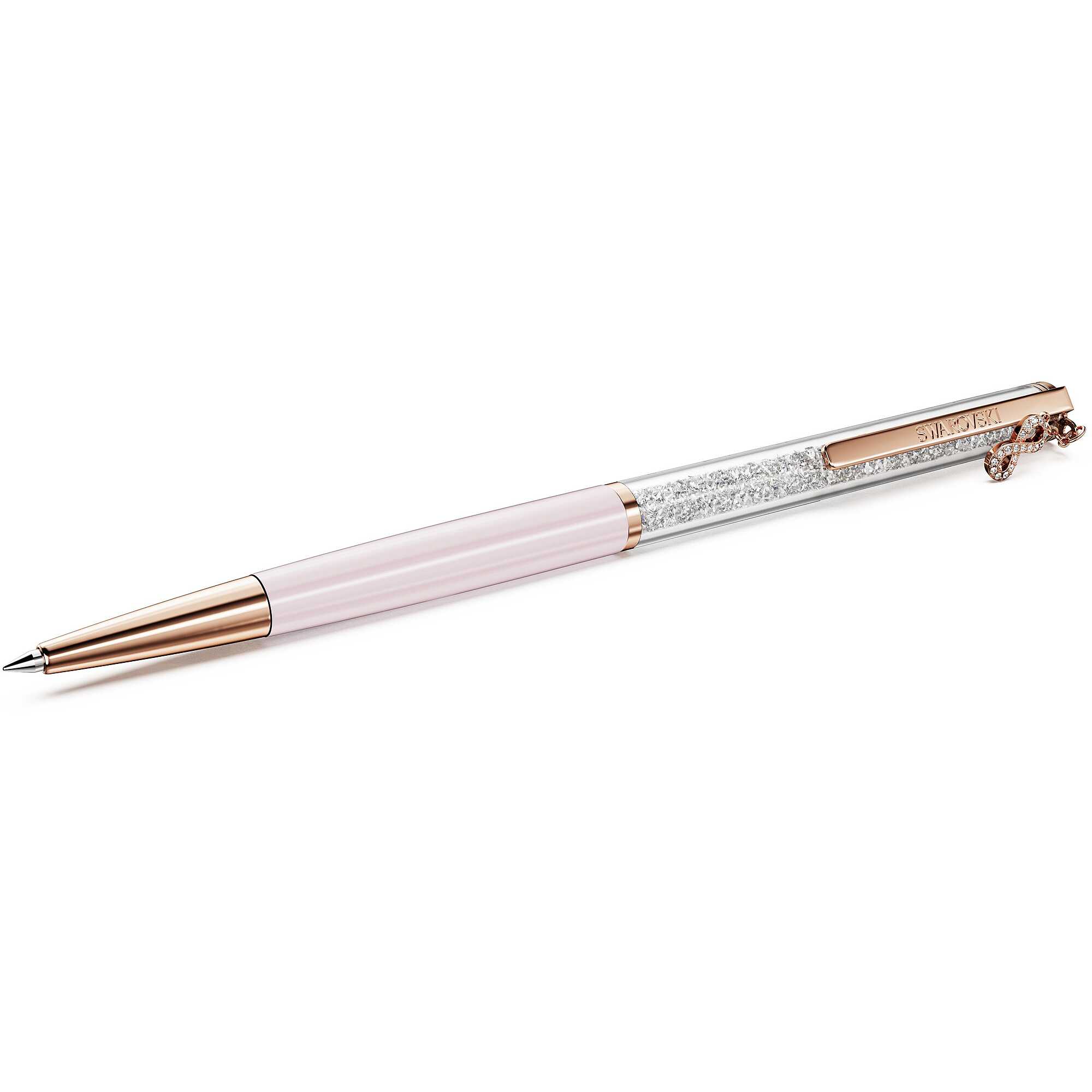 Penna a sfera Crystalline colore oro rosa - SWAROVSKI