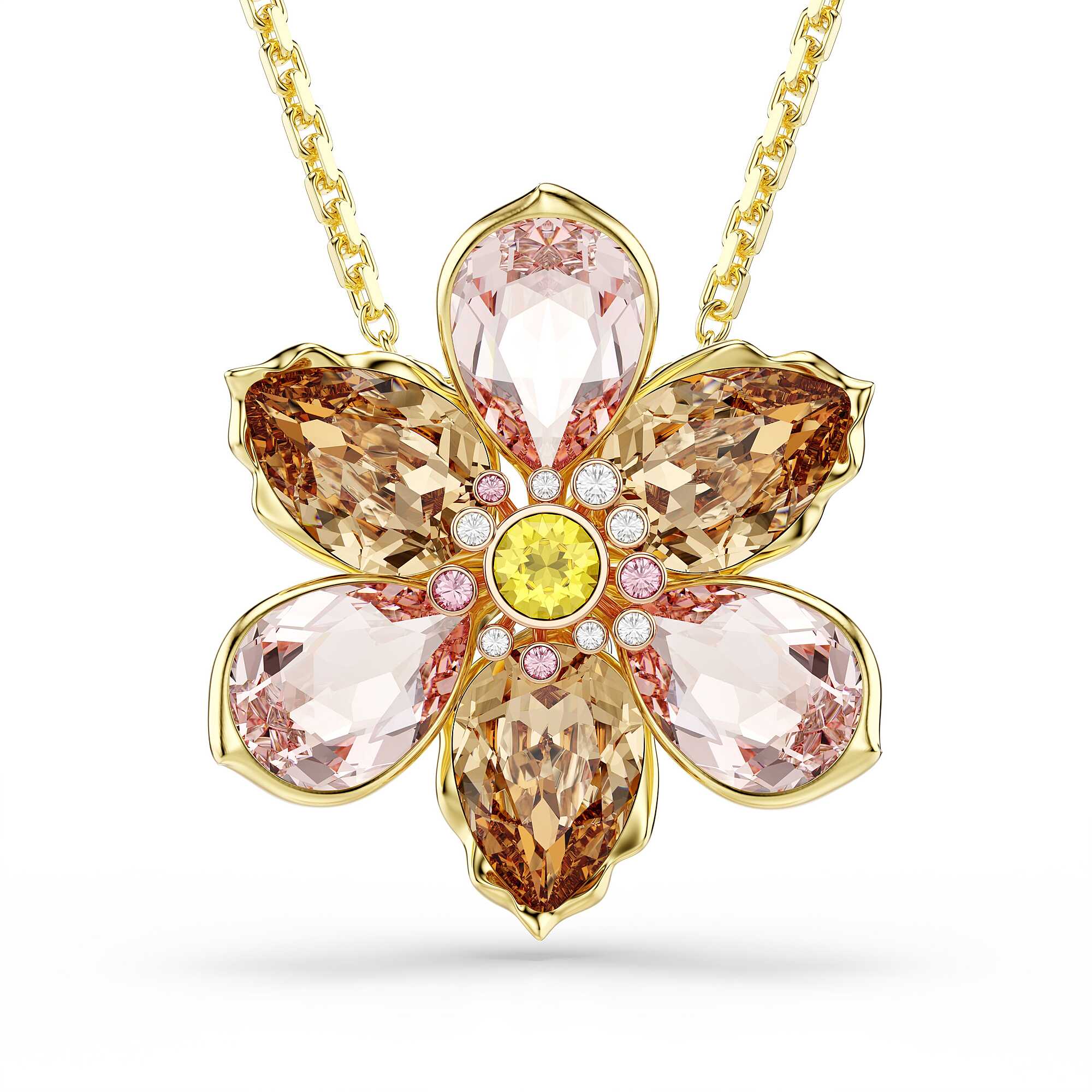 Pendente e spilla Idyllia con cristalli multicolore - SWAROVSKI