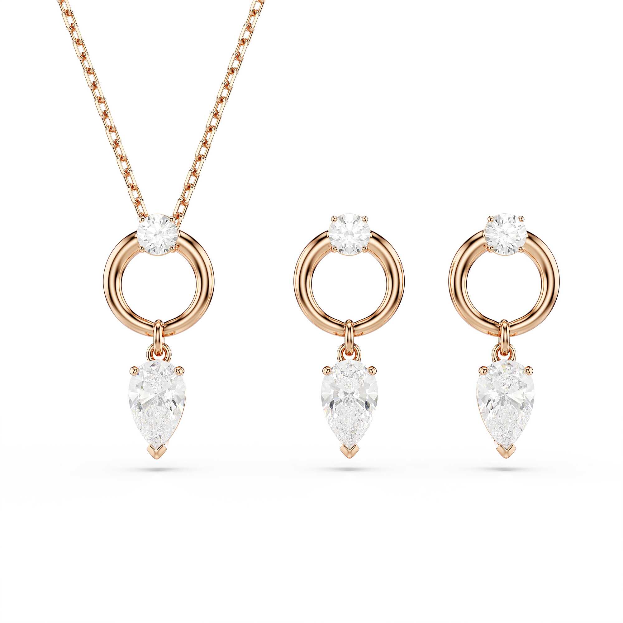 Set collezione Mesmera taglio round bianco - SWAROVSKI