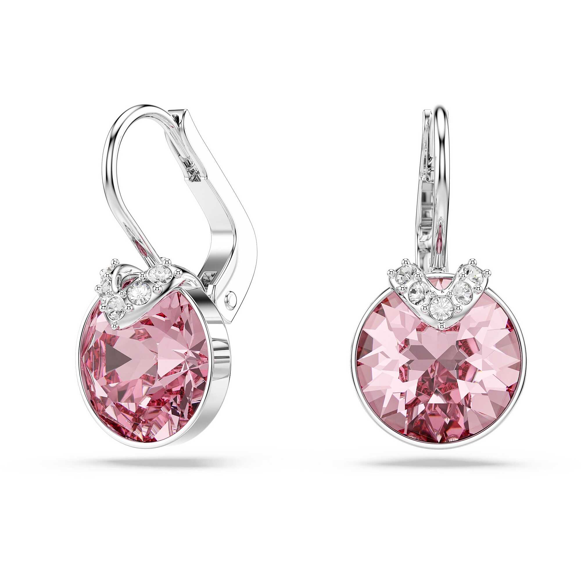 Pendientes colgantes Bella con cristales rosas - SWAROVSKI