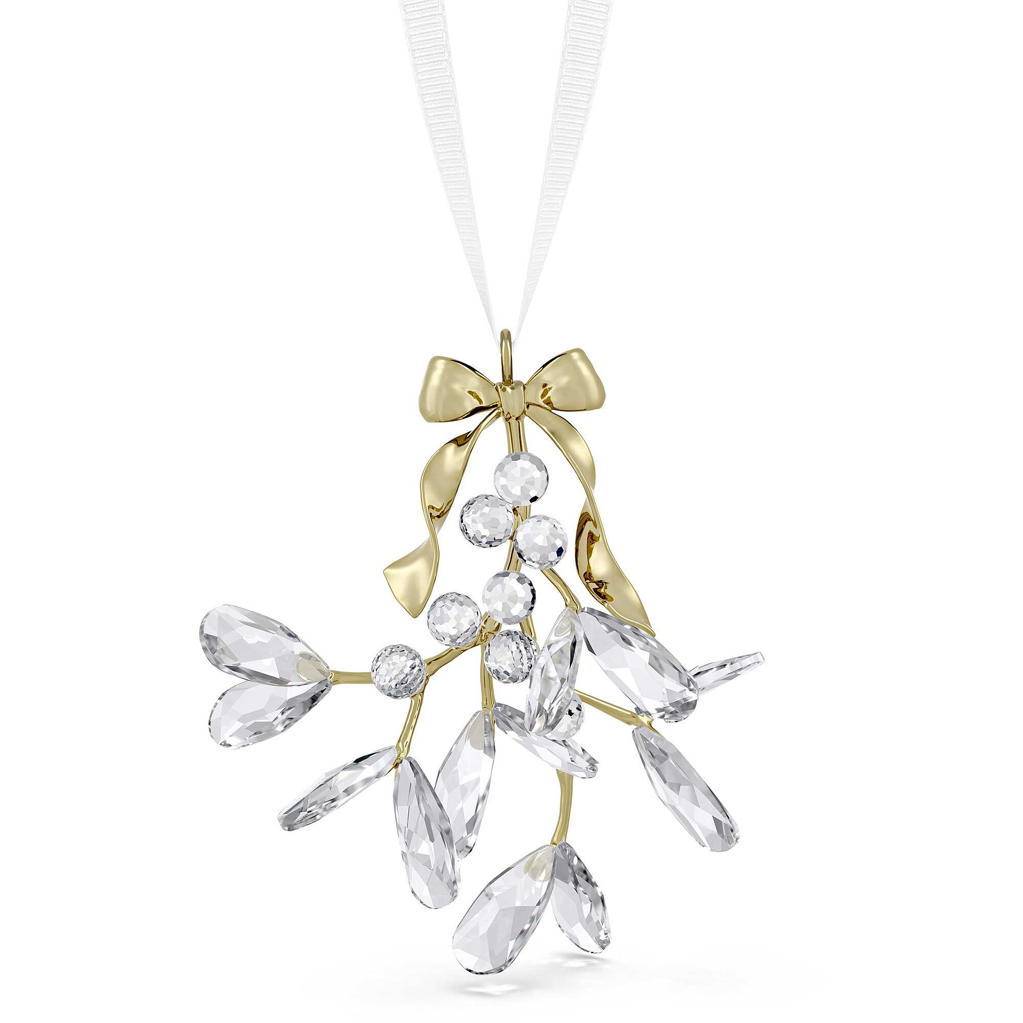 Decorazione Vischio collezione Holiday Magic con cristalli bianchi - SWAROVSKI