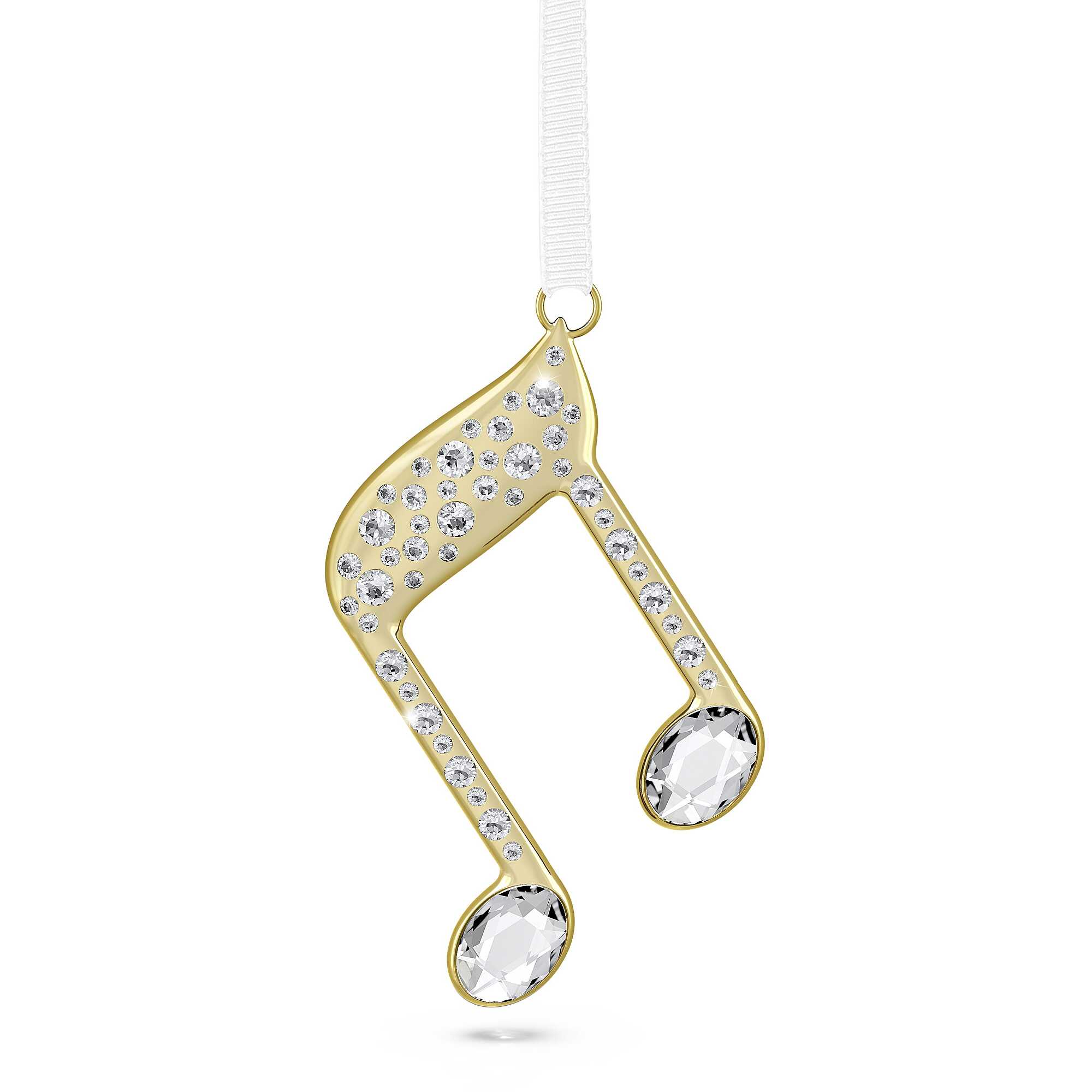 Decorazione Nota Musicale collezione Holiday Magic con cristalli bianchi - SWAROVSKI