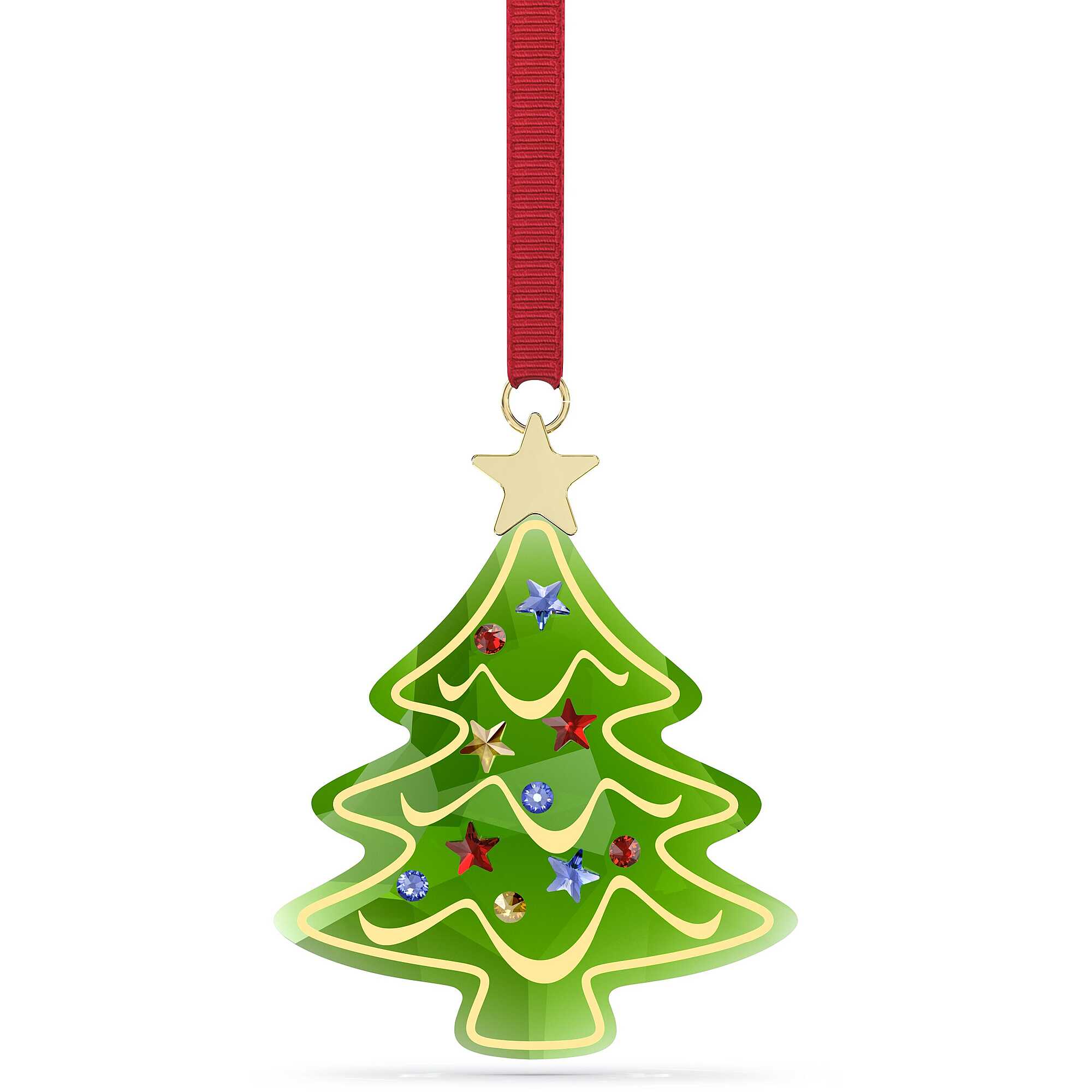 Decorazione Albero di Natale decorativo Holiday Cheers colore verde - SWAROVSKI