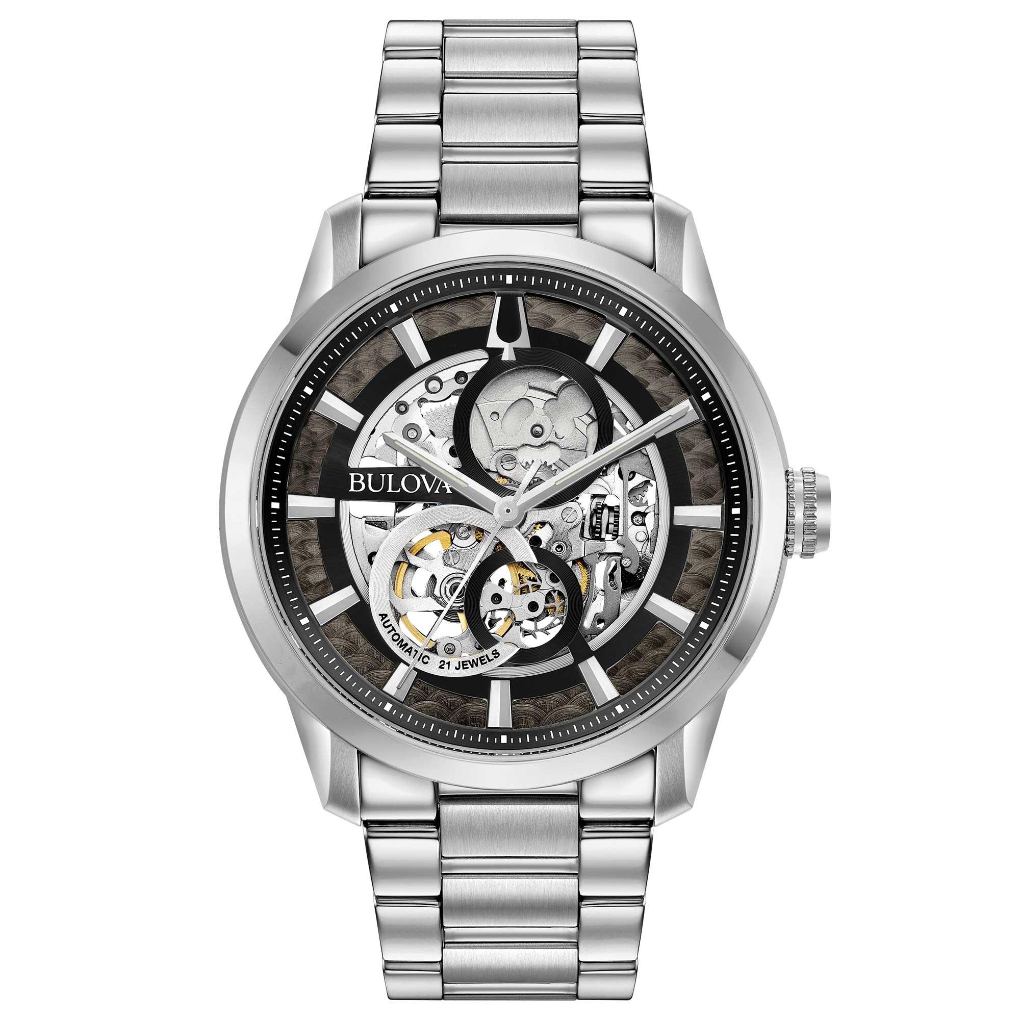 Reloj Sutton Skeleton Automático, caja de 43mm - BULOVA