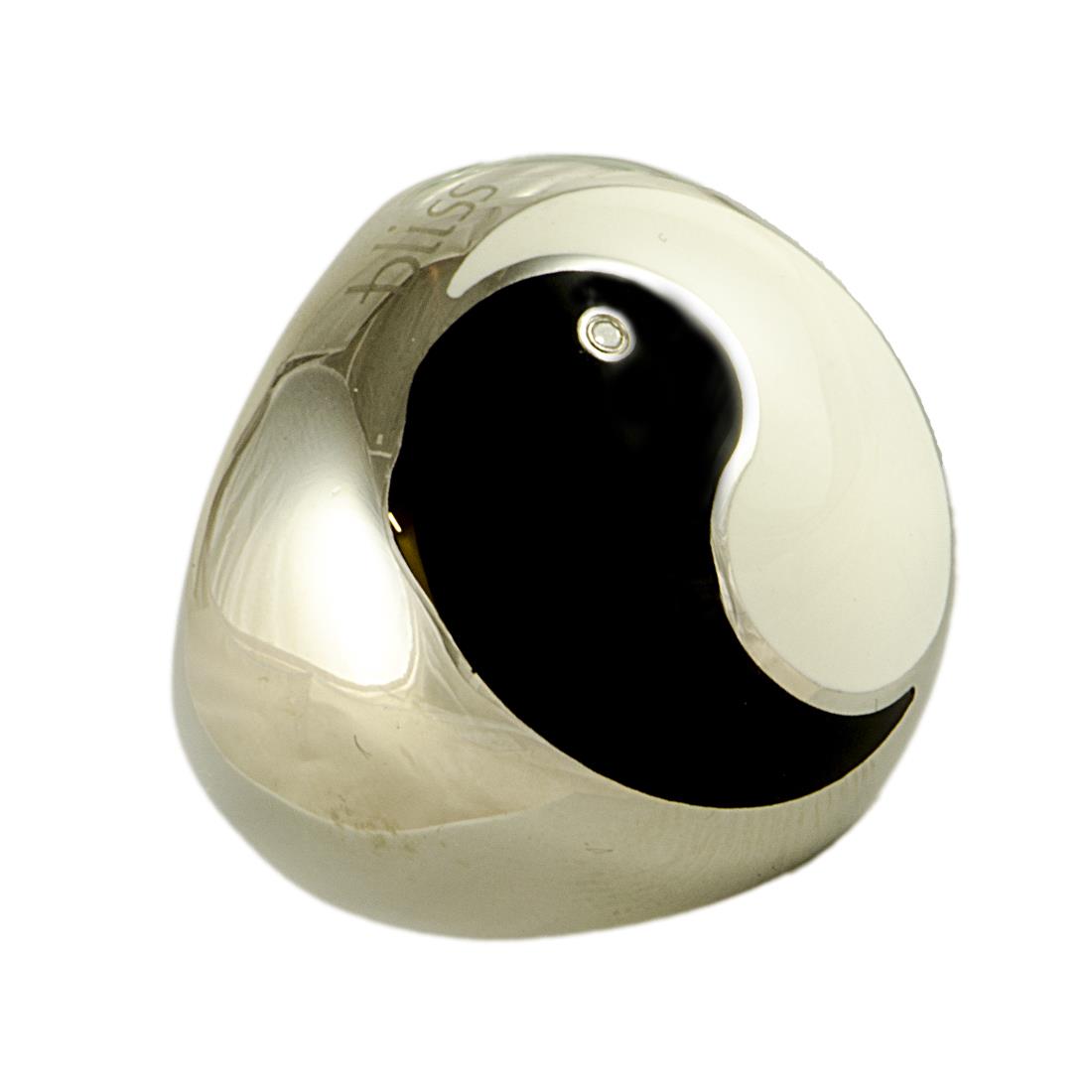 ANELLO IN ACCIAIO E DIAMANTI CT 0,005 MIS 14 - BLISS
