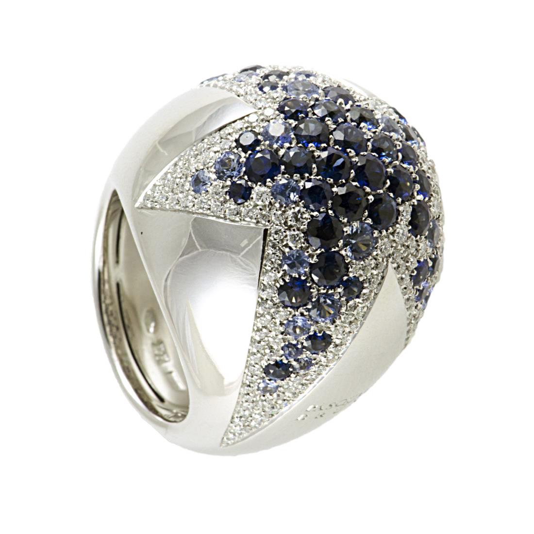 ANELLO IN ORO BIANCO MIS 15 - PASQUALE BRUNI