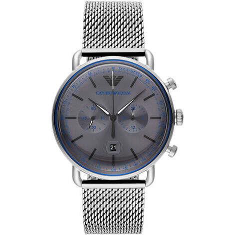 Chronograph watch, 43mm case - EMPORIO ARMANI
