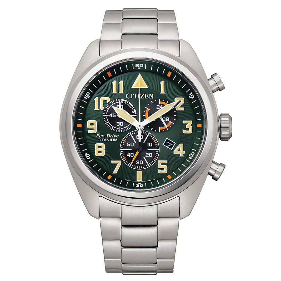 Super Titanium Chrono Watch, 43mm case - CITIZEN