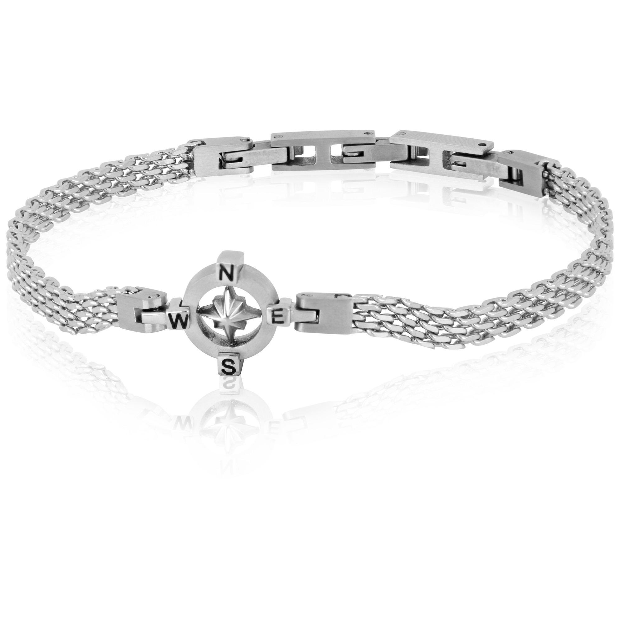 Bracciale uomo in acciaio - GOYATE