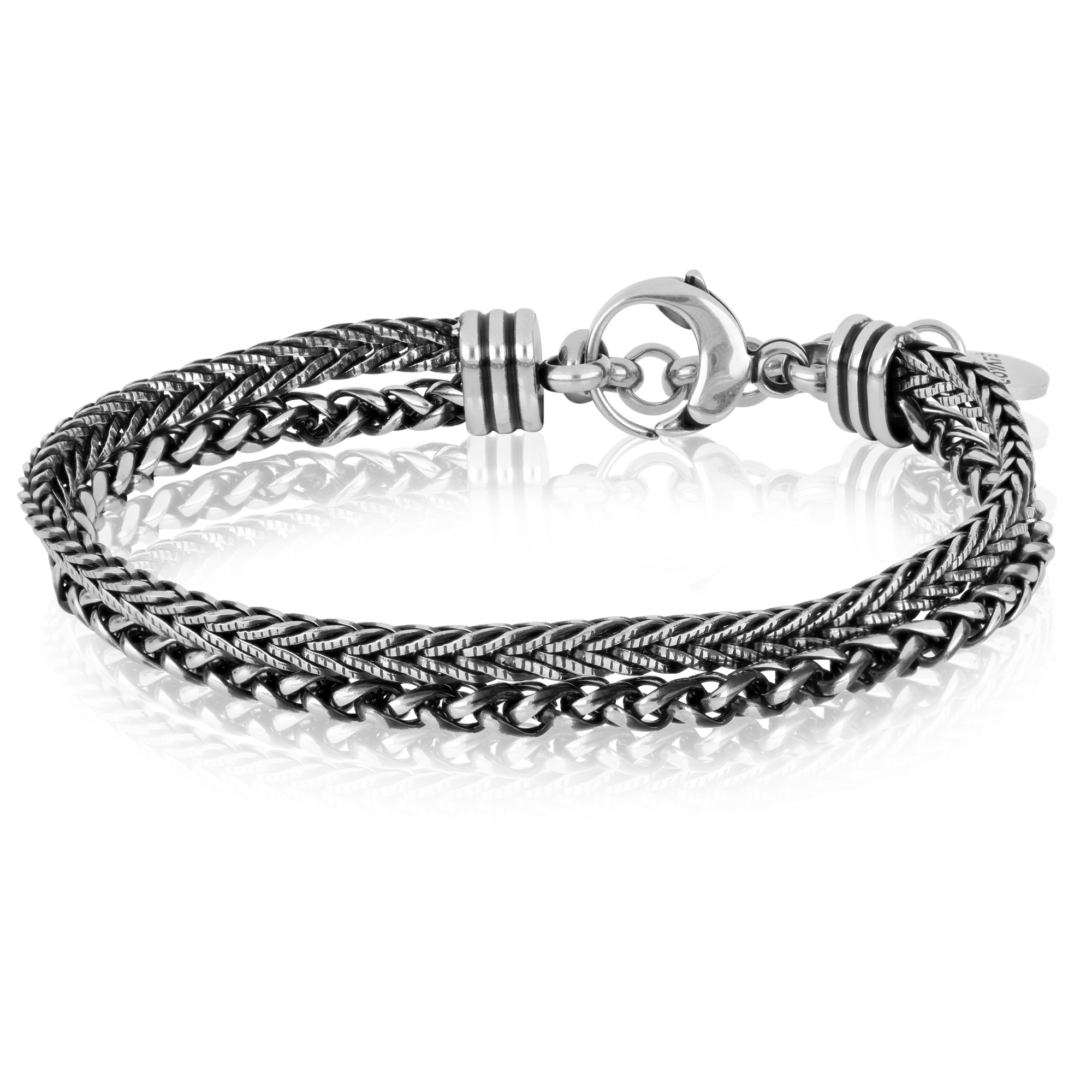 Bracciale uomo in acciaio - GOYATE