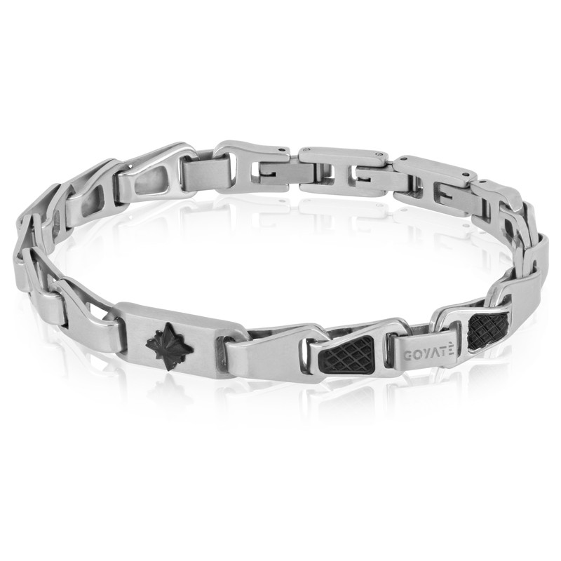 Bracciale uomo in acciaio - GOYATE