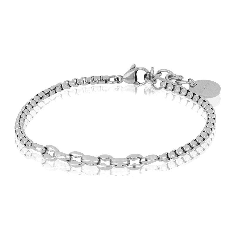 Pulsera de hombre en acero - GOYATE