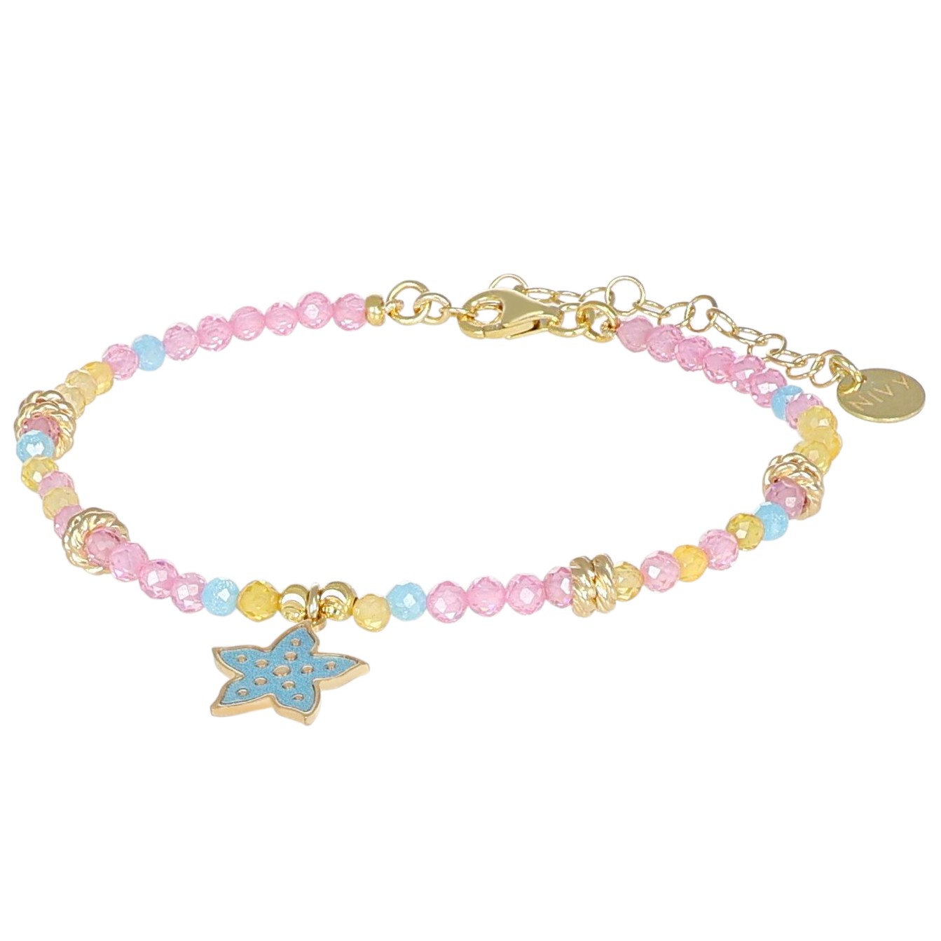Bracciale Summer in argento charm stella - NIVY