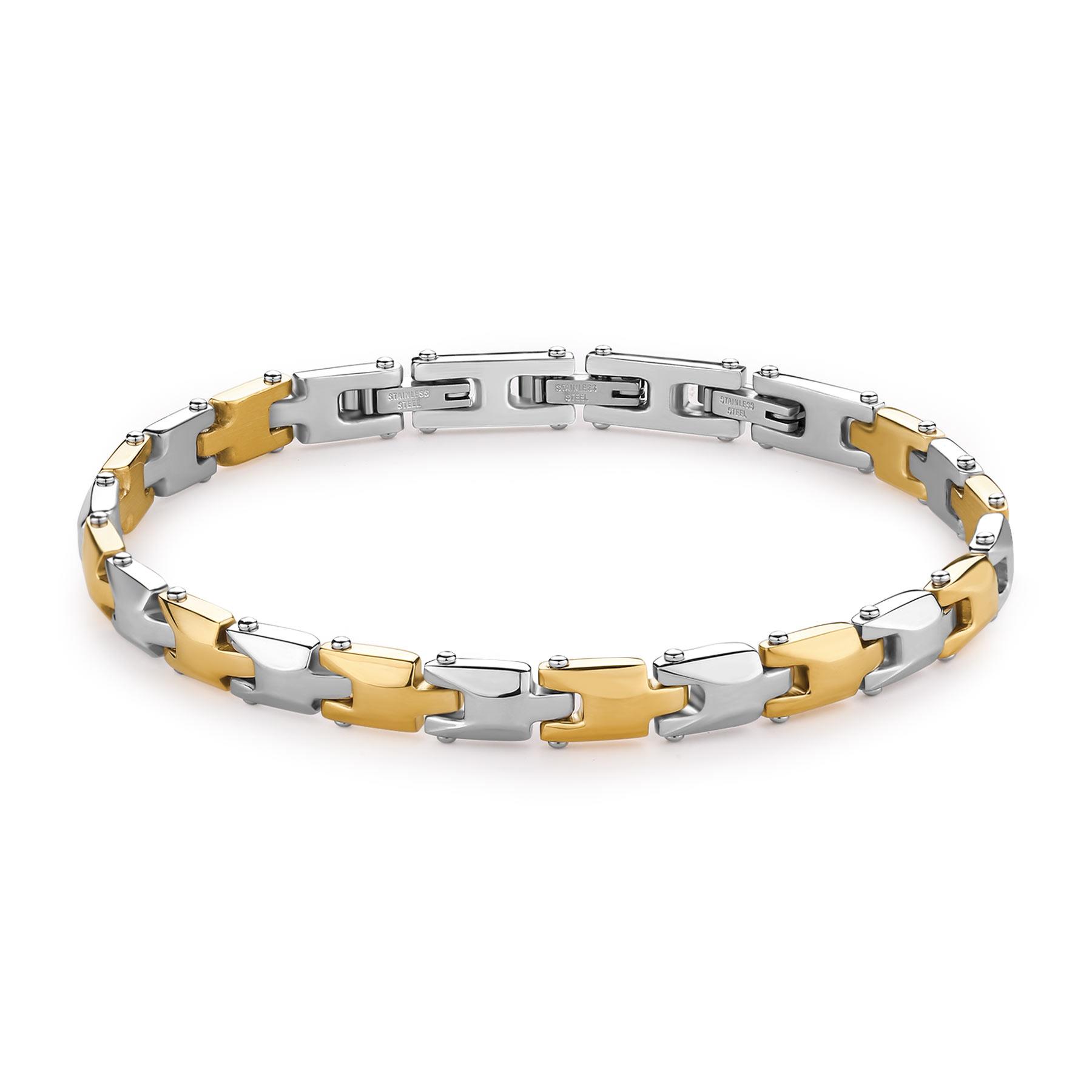 Bracciale Backliner in acciaio bicolor - BROSWAY