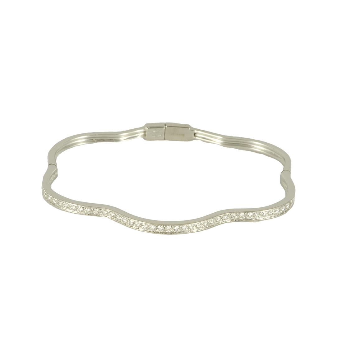 BRACCIALE IN ORO BIANCO E DIAMANTI CT 1,07 - ALFIERI & ST. JOHN