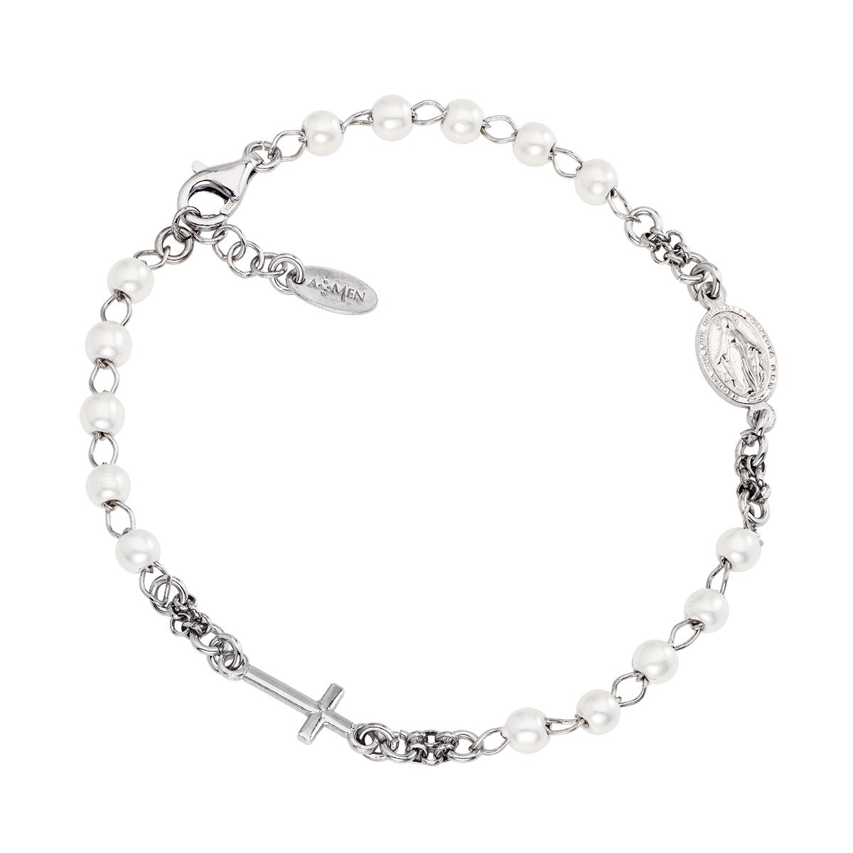 bracciale Con Charms fissi donna Argento 925 gioiello Amen - AMEN