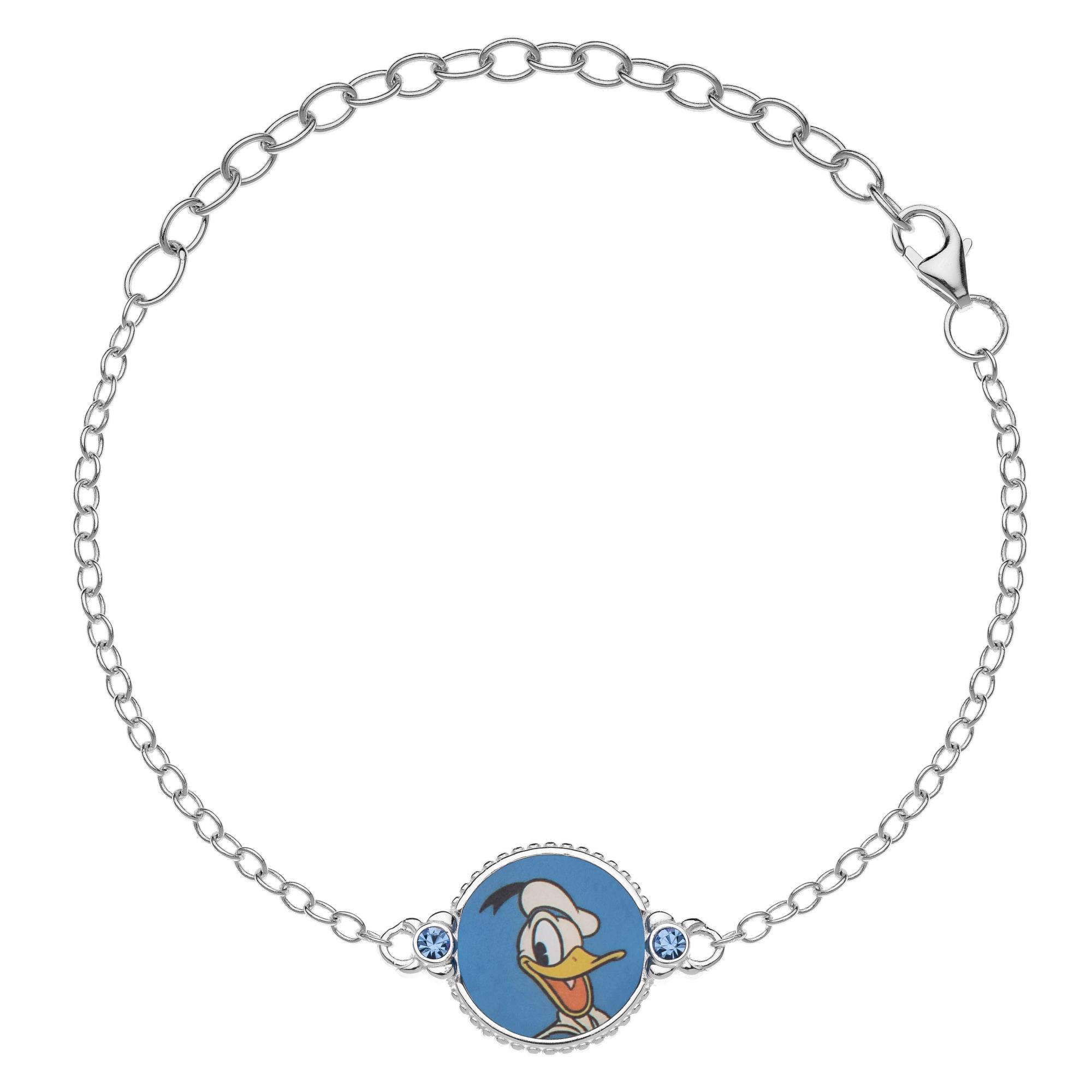 Pulsera infantil joyería Disney Pato Donald y Daisy - DISNEY