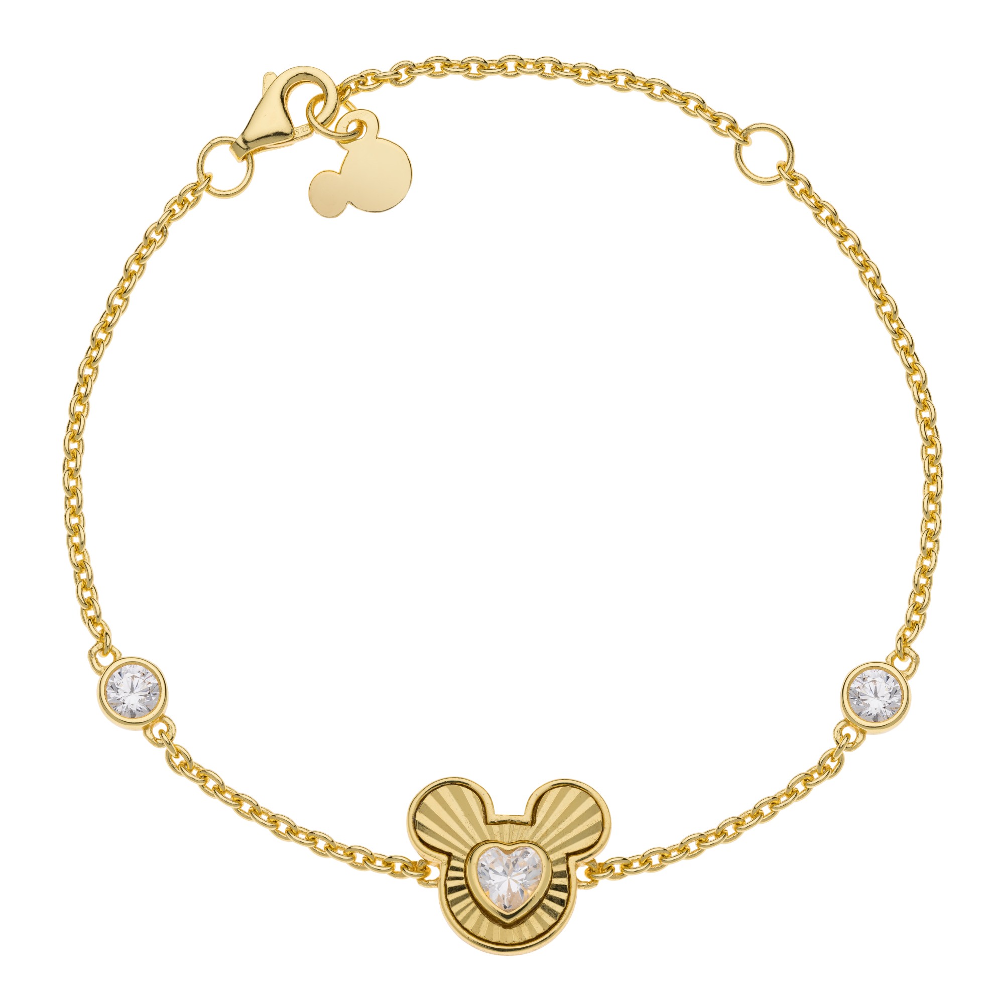 Bracciale in argento Mickey Mouse - DISNEY