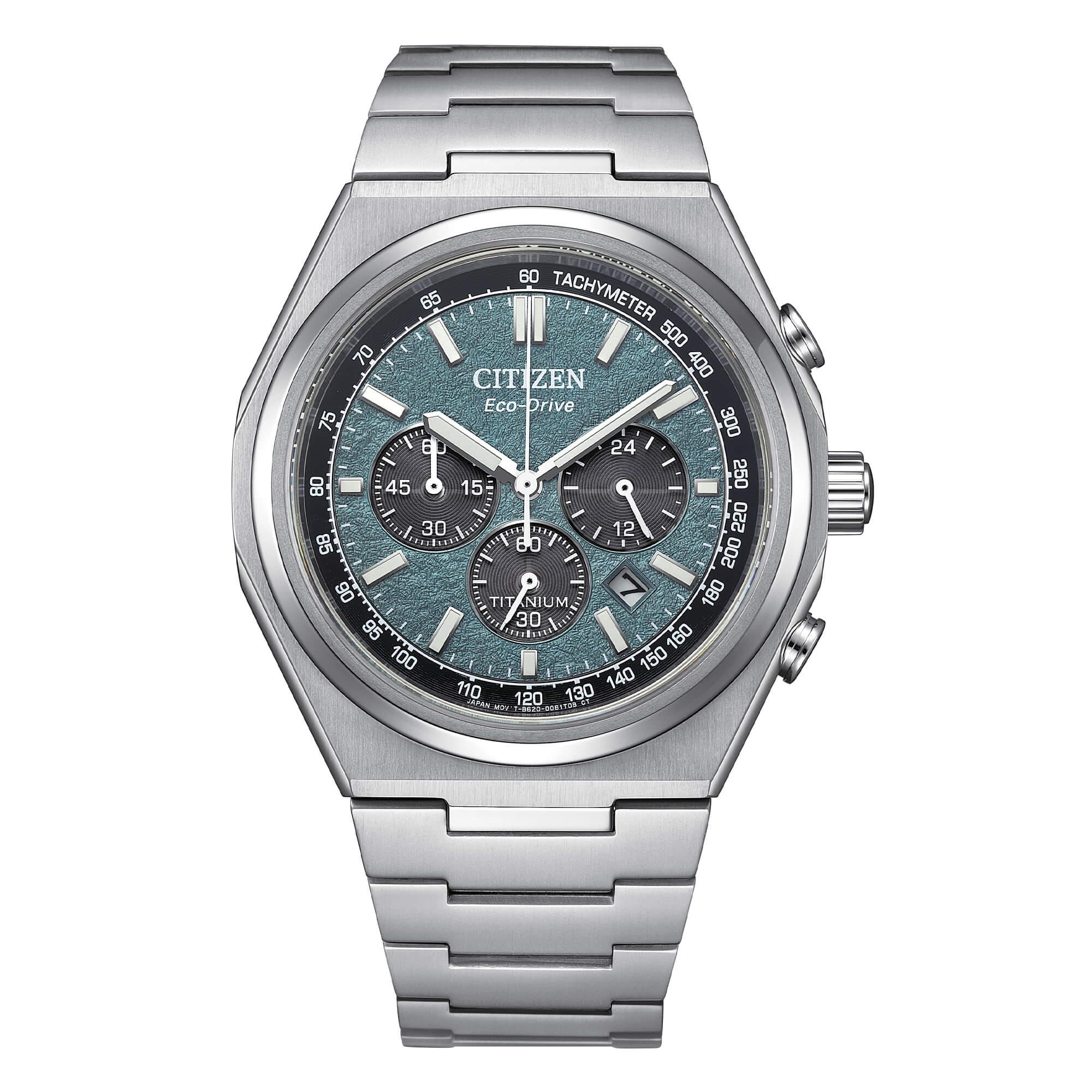 Super Titanium Chrono Watch 4610, 41mm case - CITIZEN