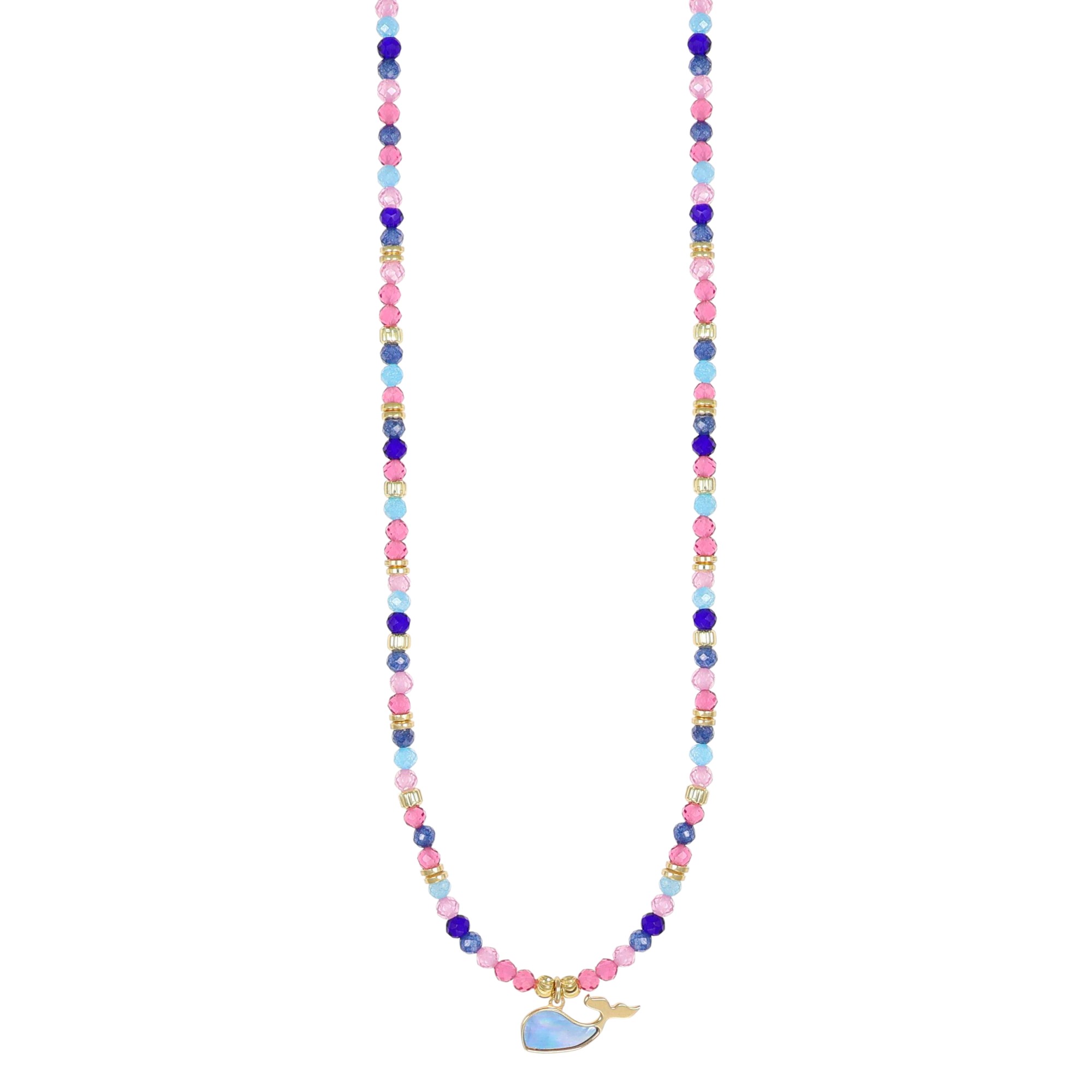 Collana Summer in argento charm balena - NIVY