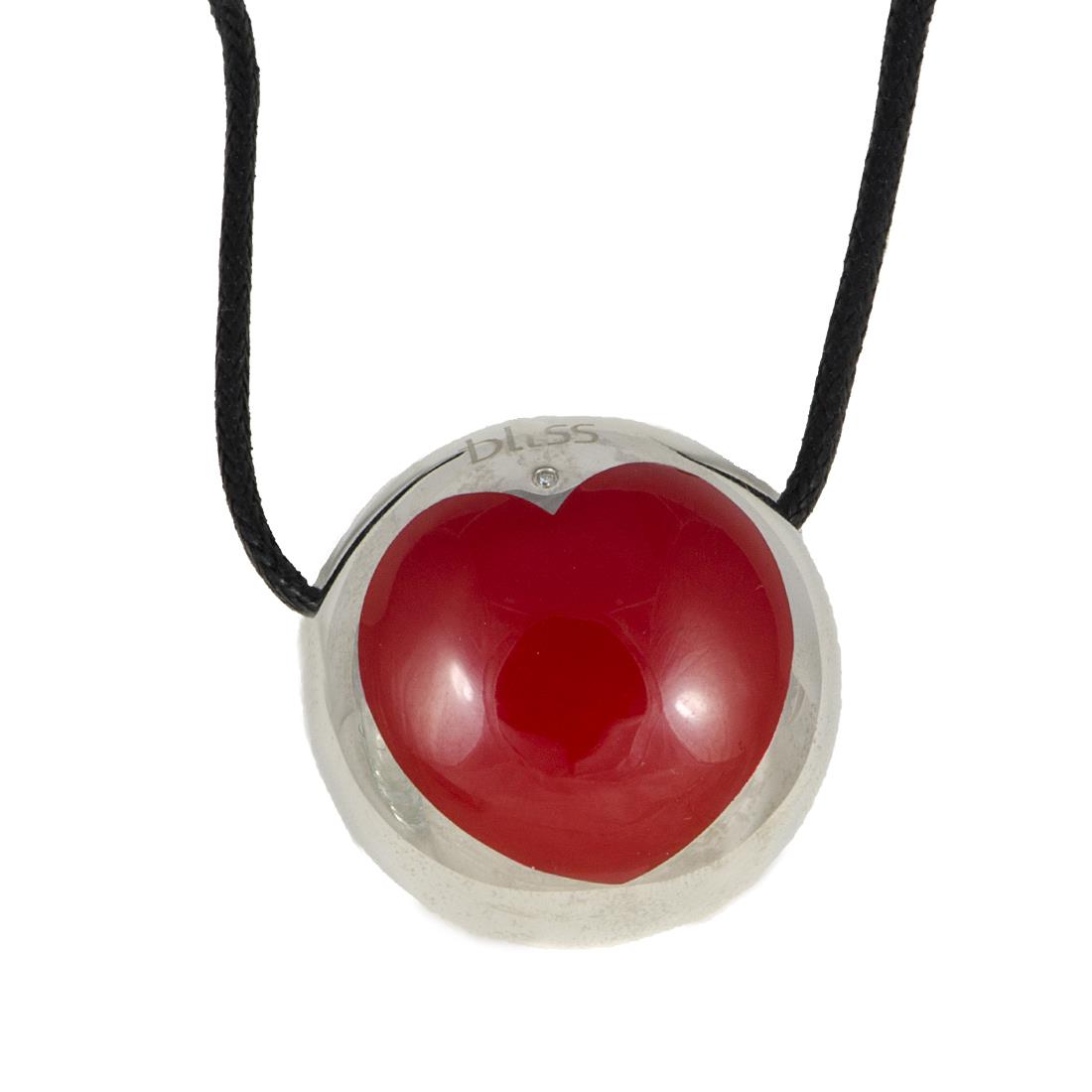 COLLIER IN ACCIAIO E DIAMANTE CT 0,05 - BLISS