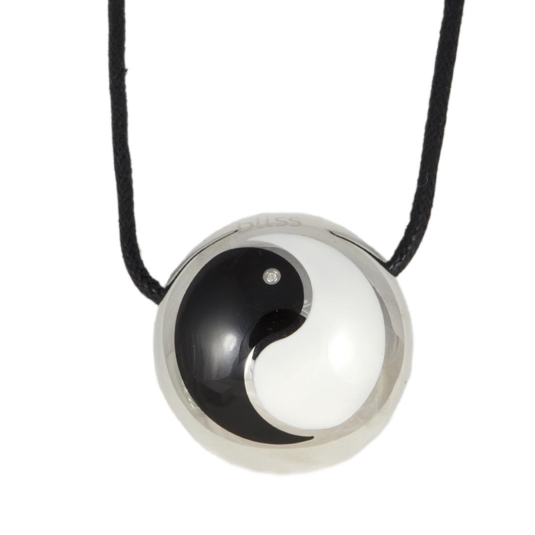 COLLIER IN ACCIAIO CON DIAMANTE CT 0,05 - BLISS