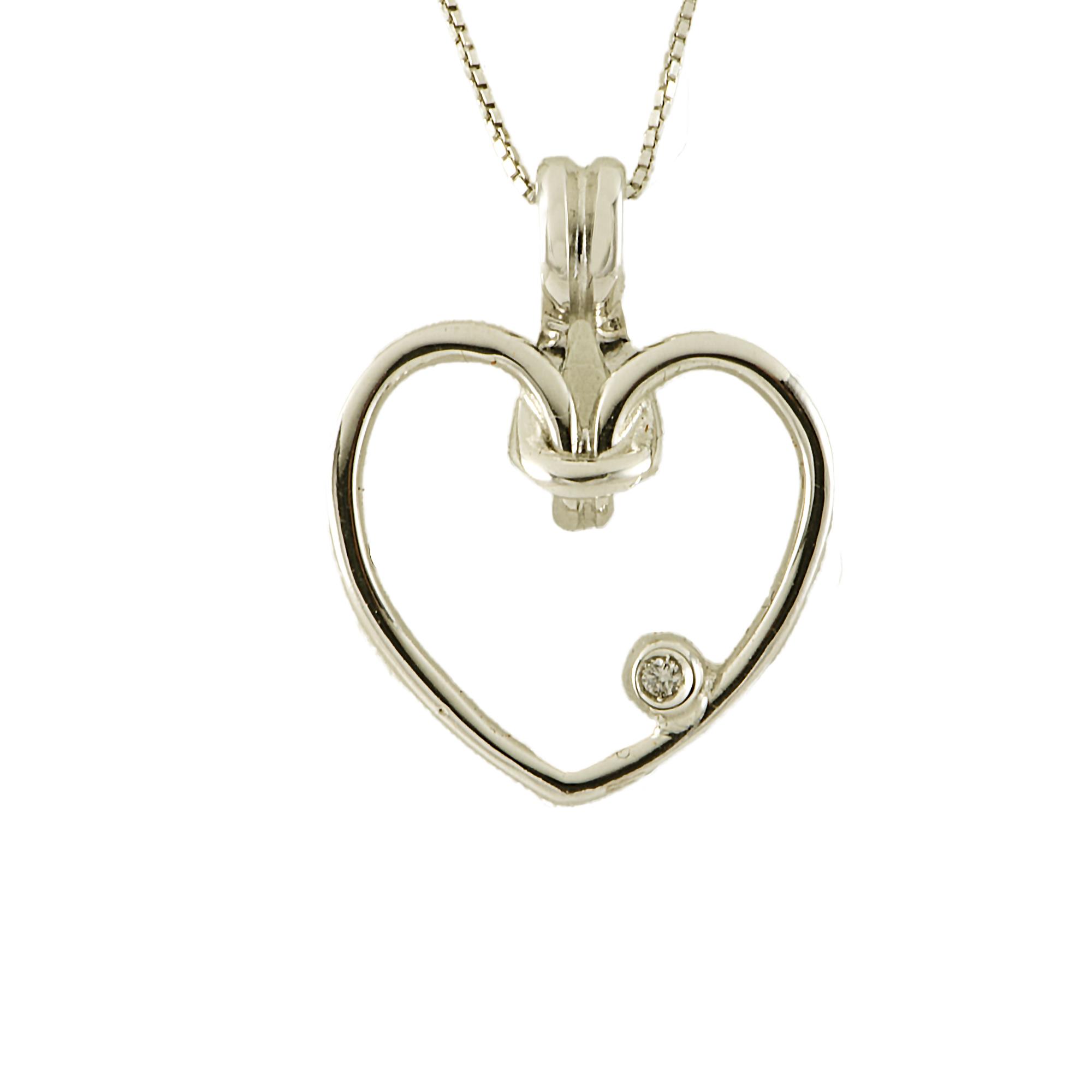 COLLIER IN ORO BIANCO E DIAMANTI CT 0,42 - ORO&CO