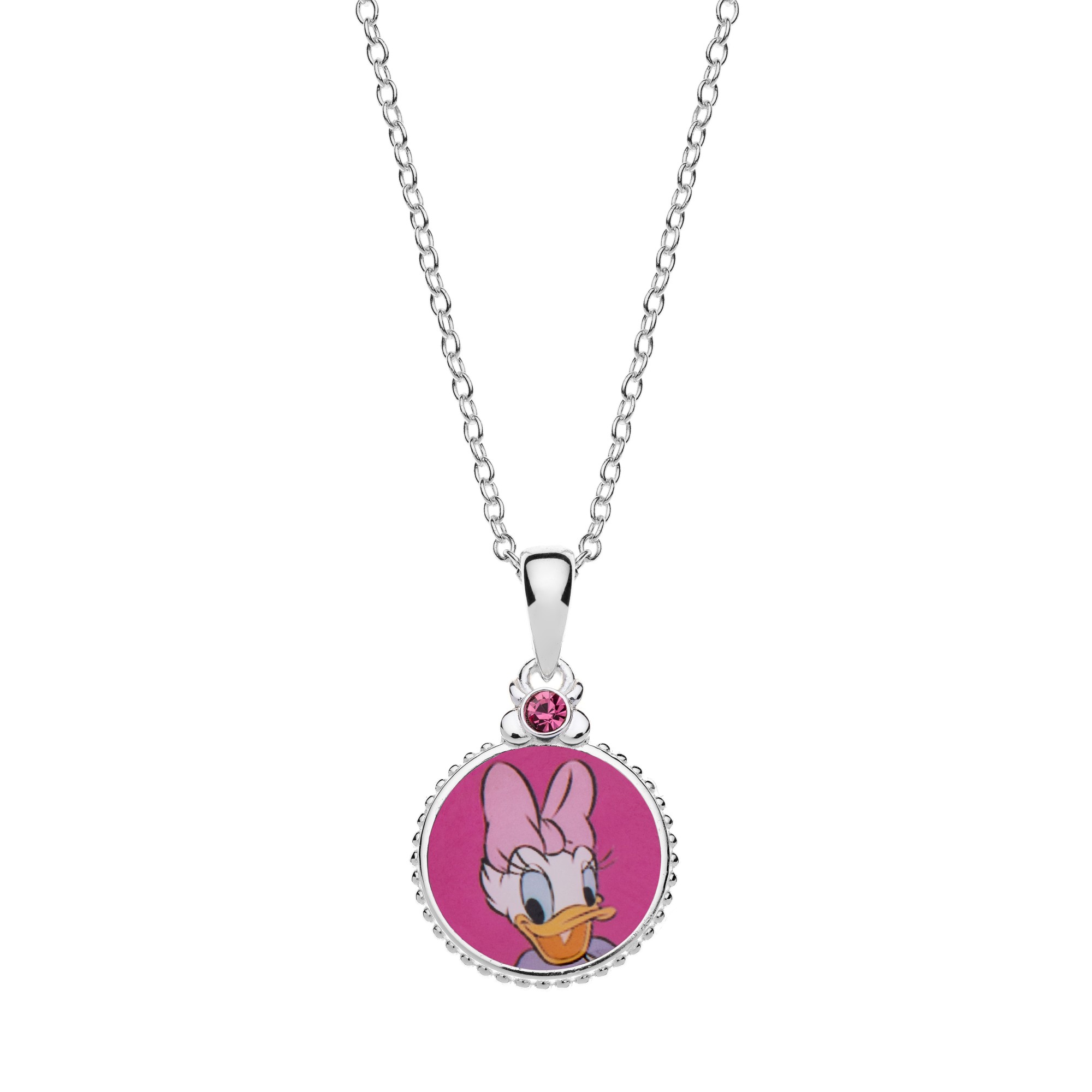 Collana in argento pendente Donald Duck and Daisy - DISNEY