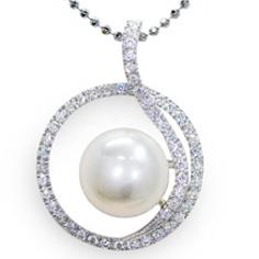 Collar de plata con perla - MAYUMI