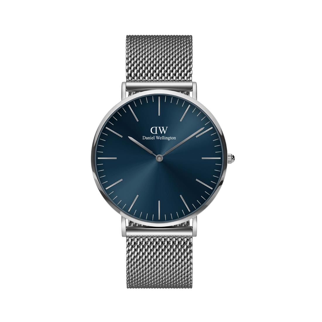 Reloj Classic Revival Sterling Artic con caja de 40 mm - DANIEL WELLINGTON