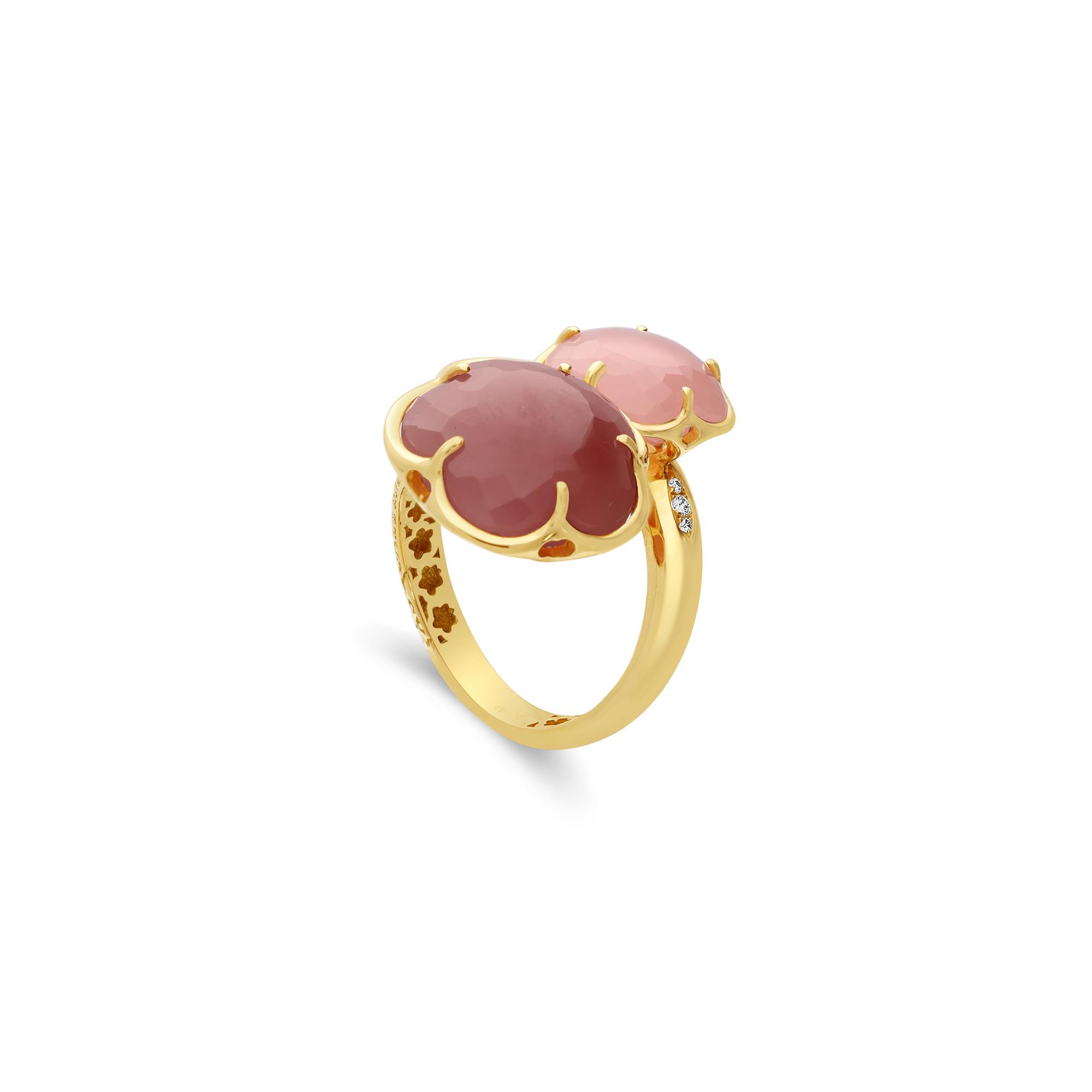 Anello Bon Ton con diamanti - PASQUALE BRUNI